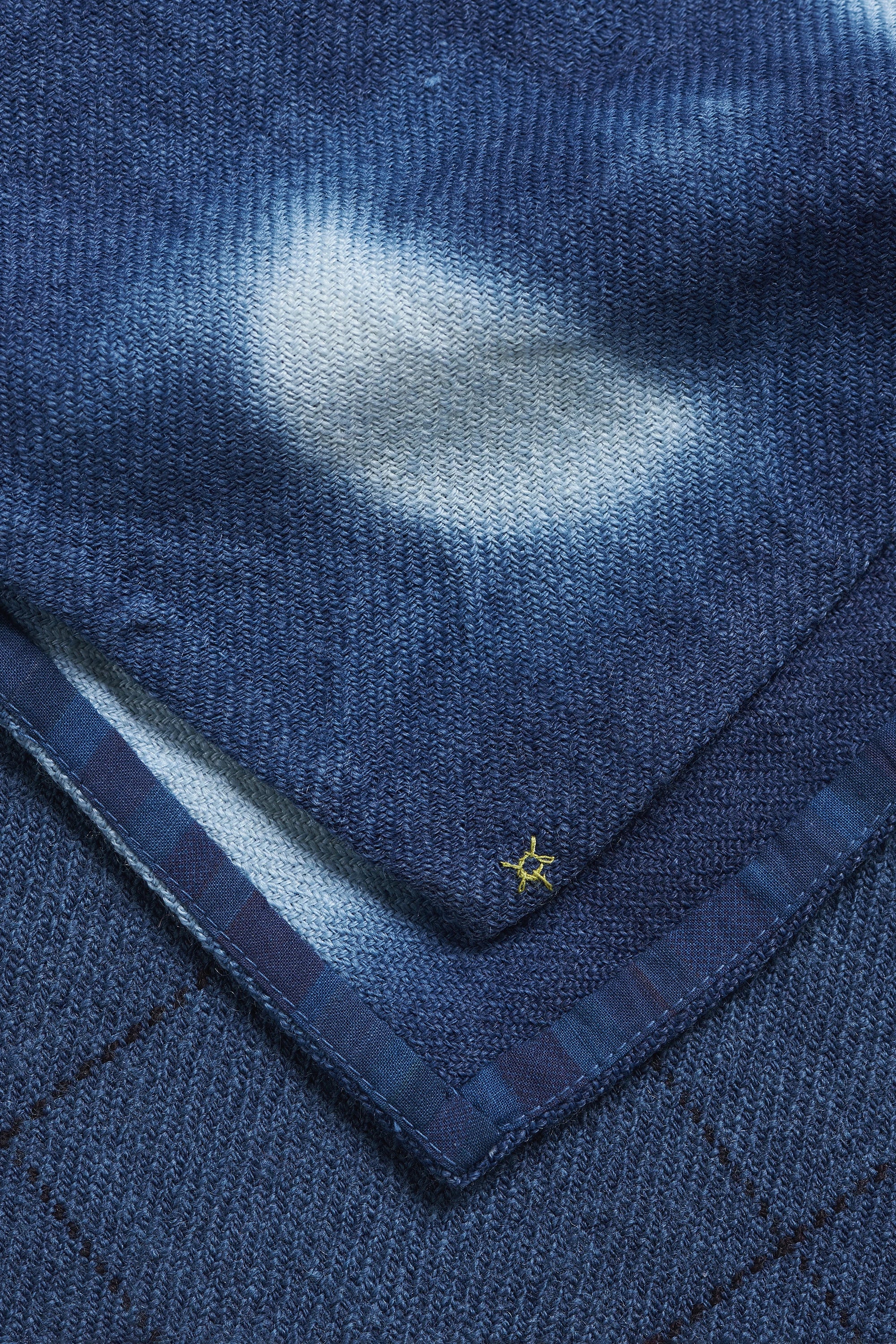 Rectangular Patchwork Scarf in Silk