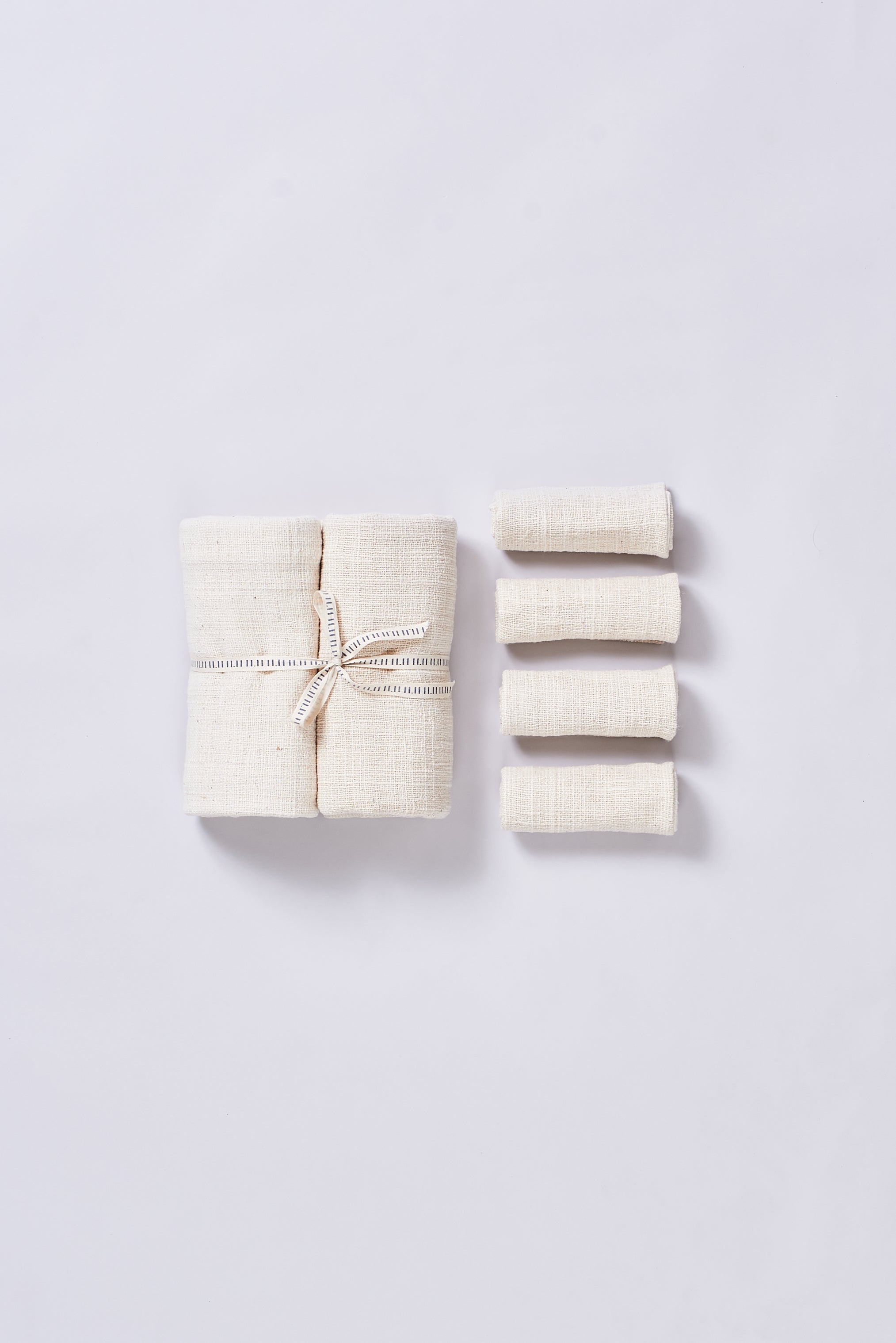 Ecru Organic Cotton Towel Set