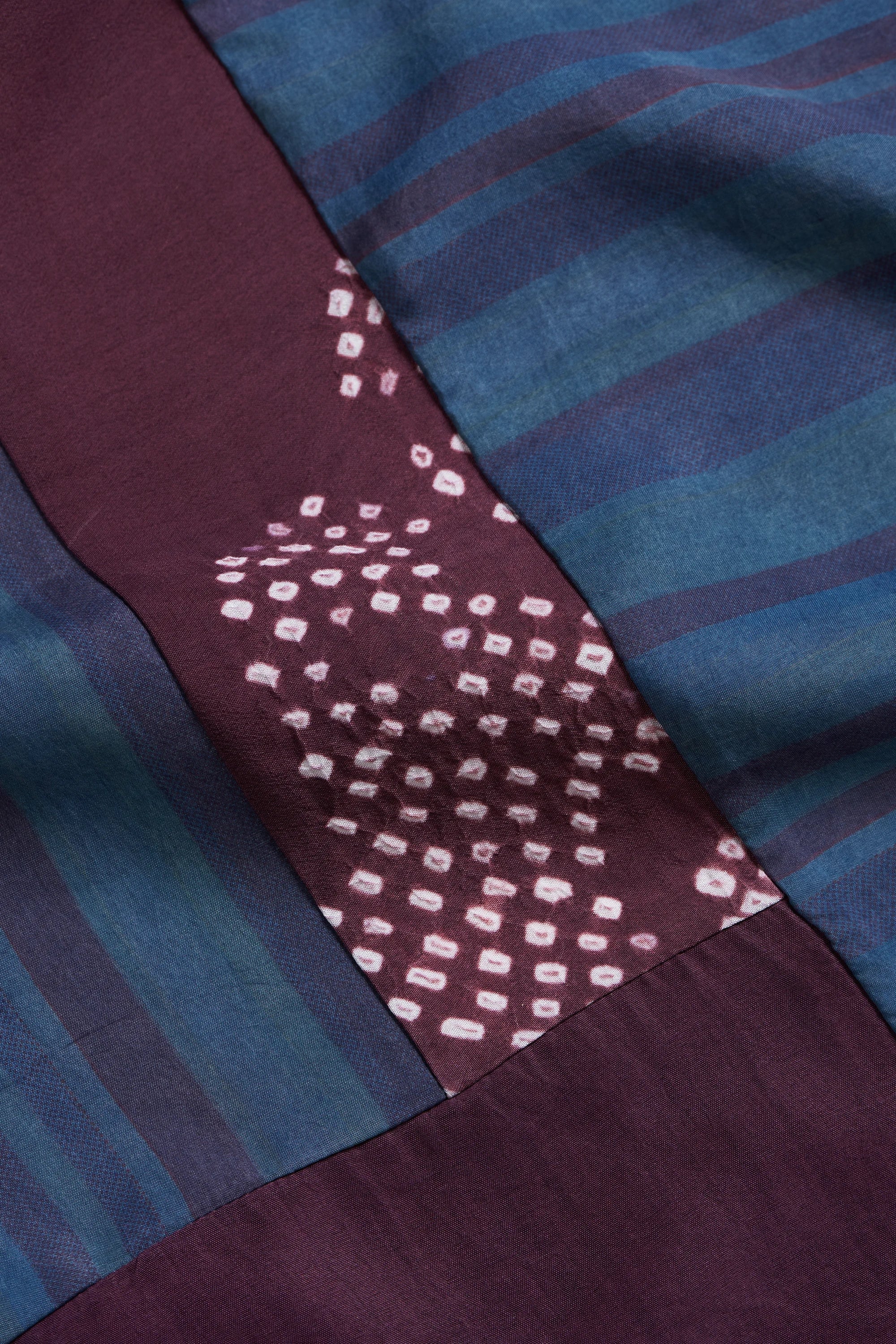 Silk Patchwork Square Scarf