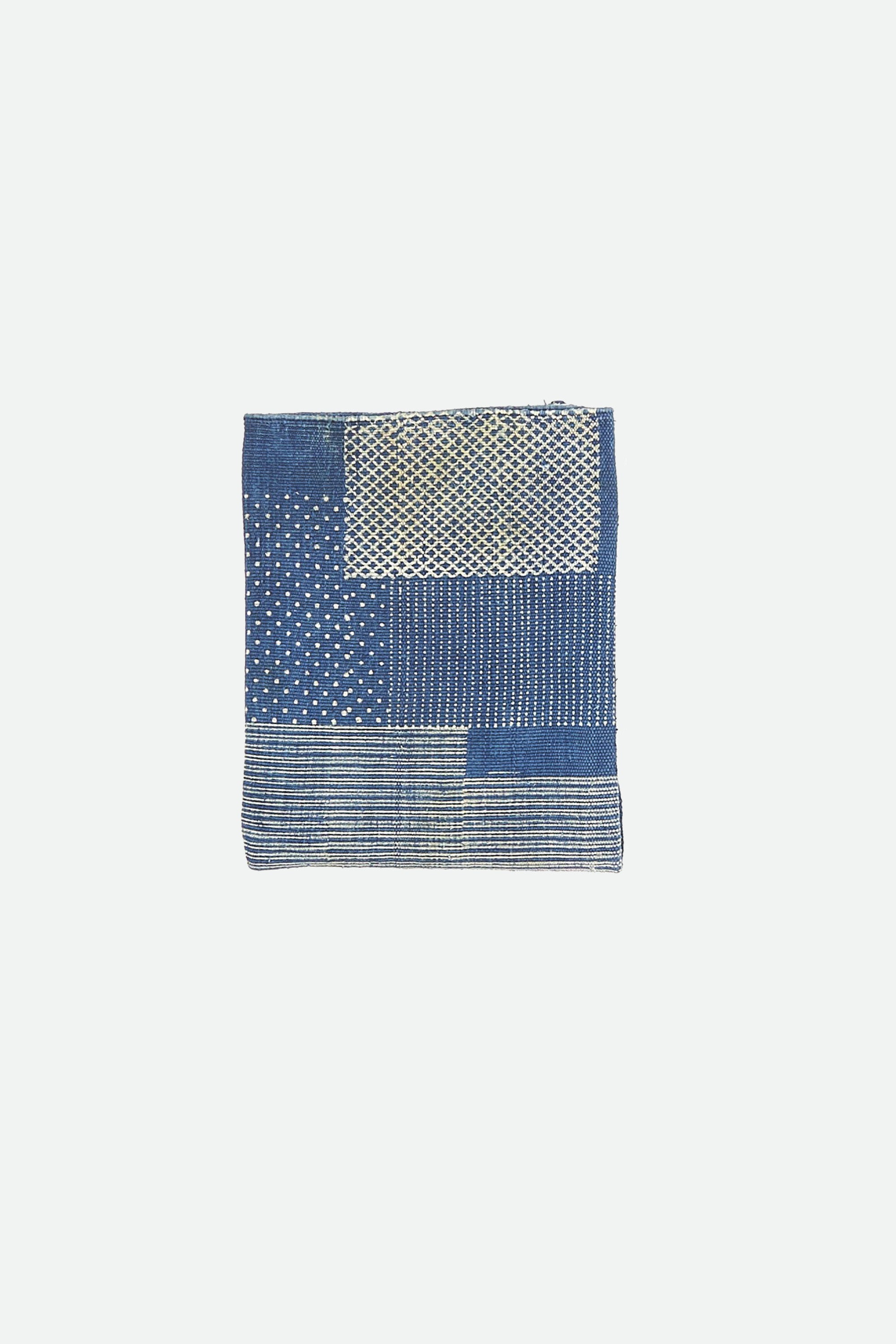 Indigo Block Printed Rug