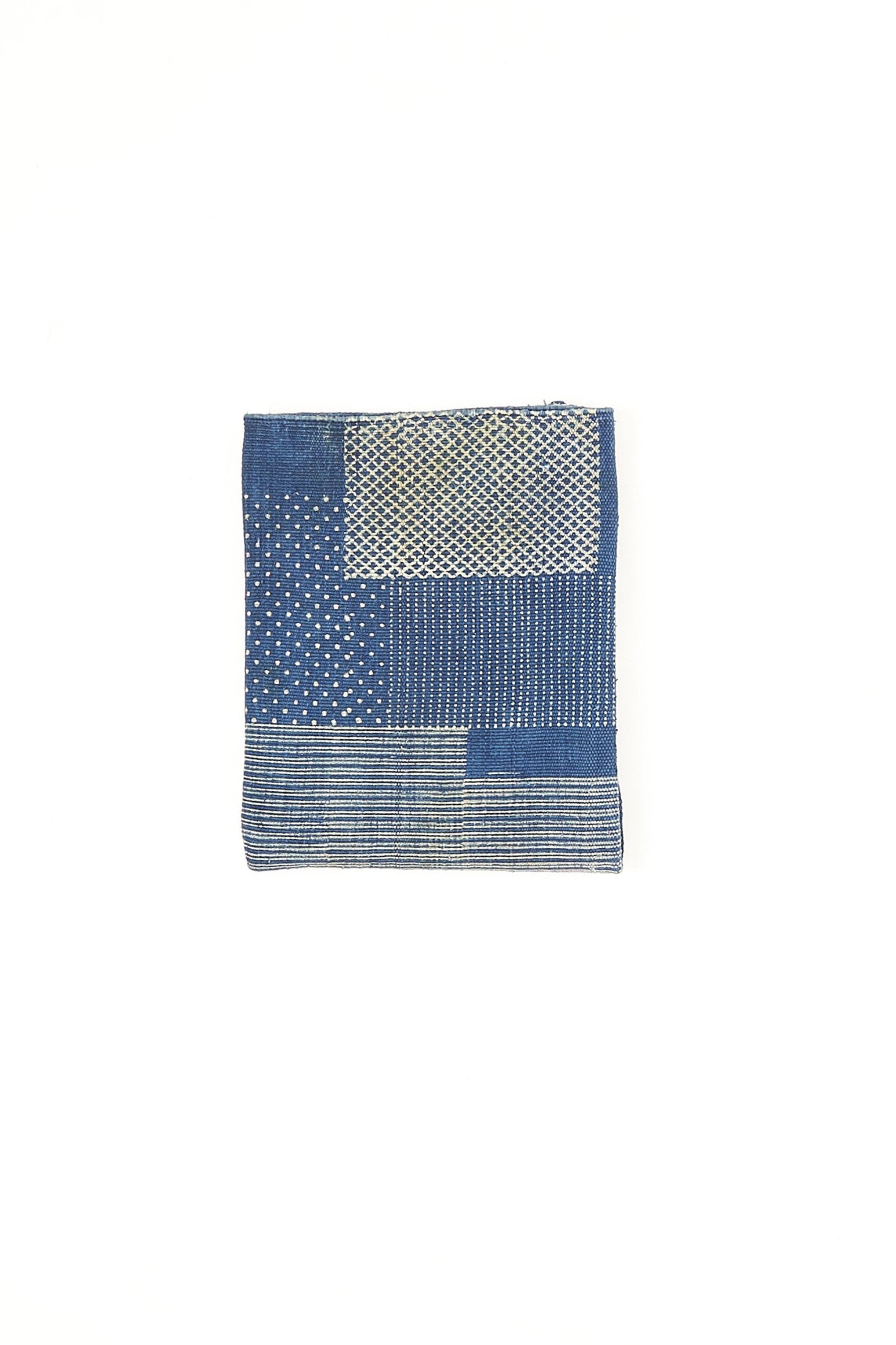 Indigo Block Printed Rug