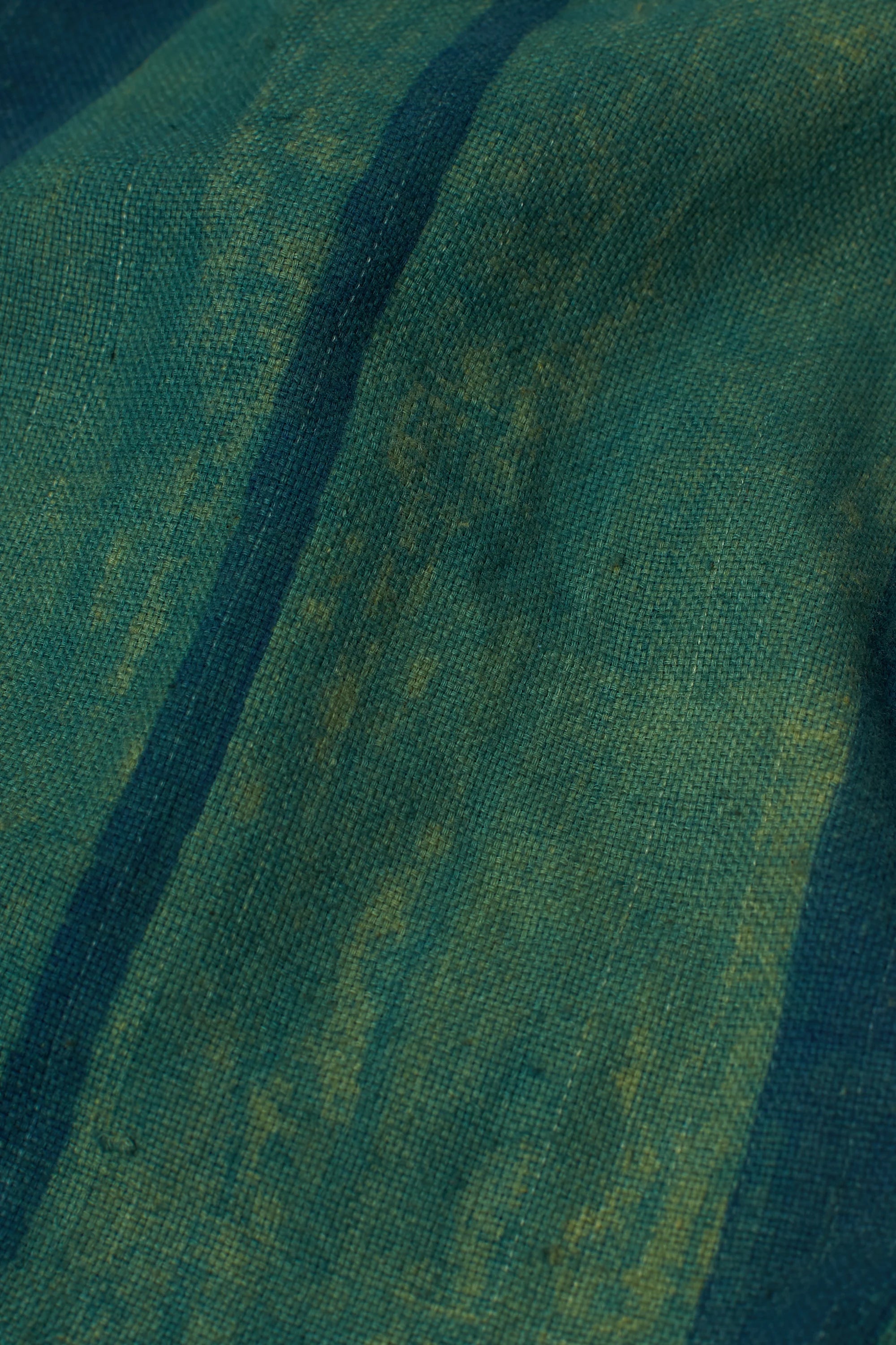 String Pants with Shibori Block Printed