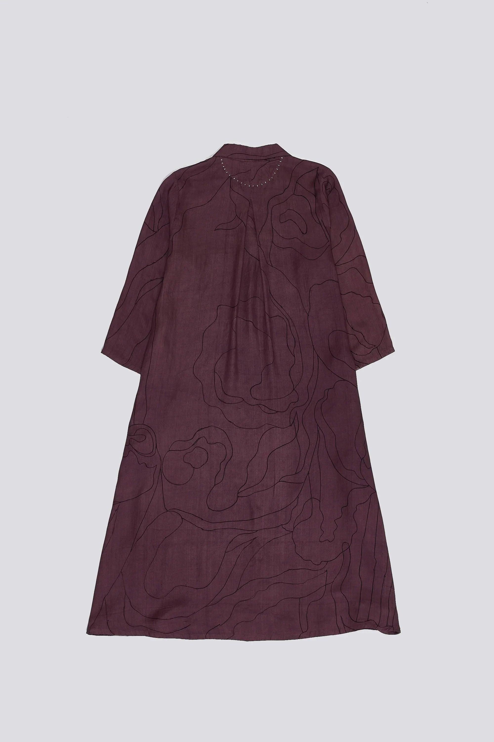 Hand Painted Silk Dress