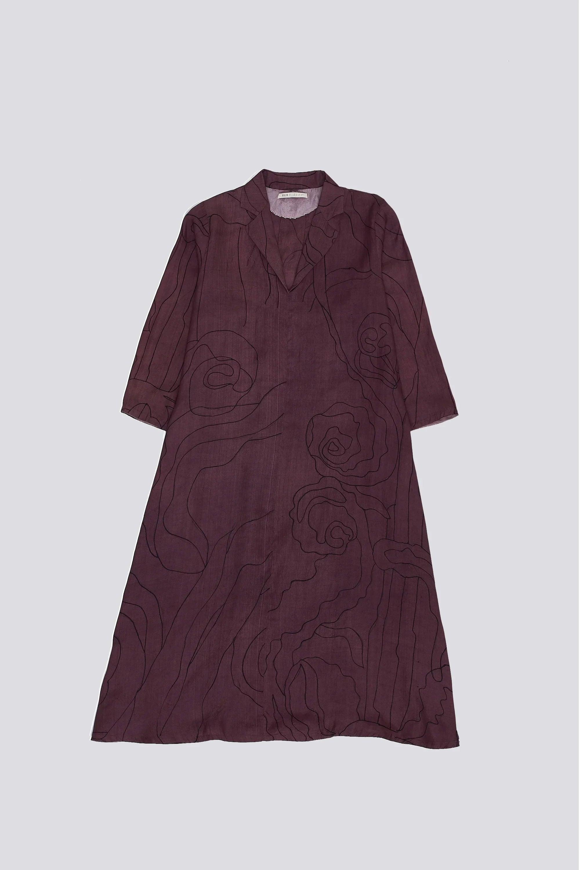 Hand Painted Silk Dress