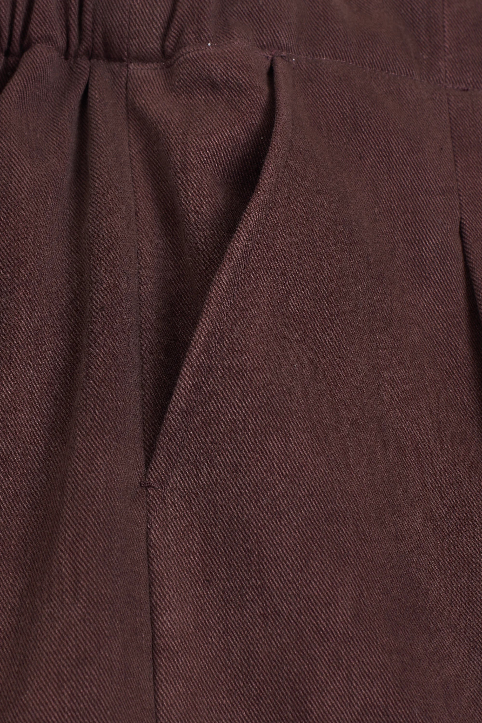 Handspun Denim Pant Burnt Umber