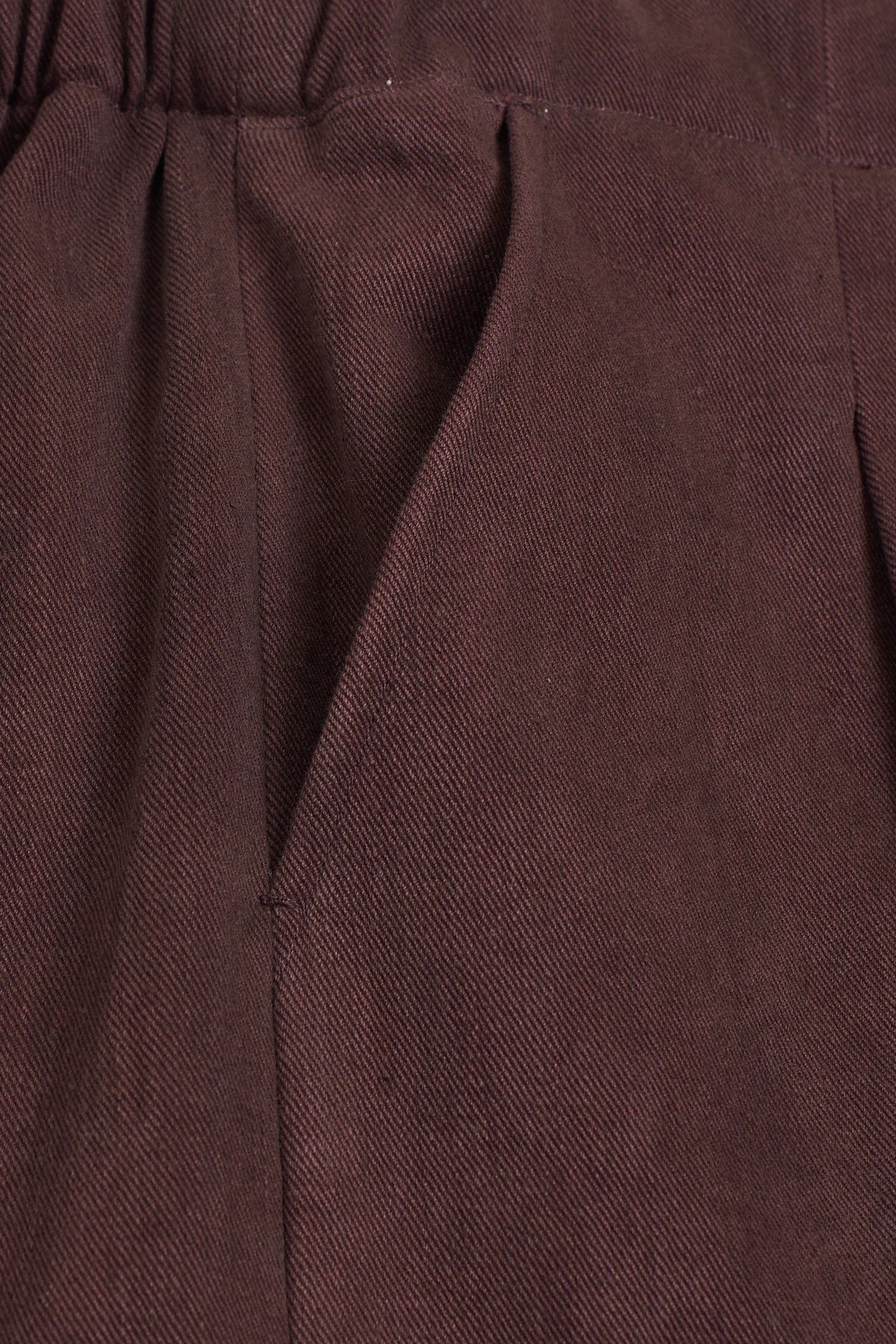 Burnt Umber Handspun Denim Pant