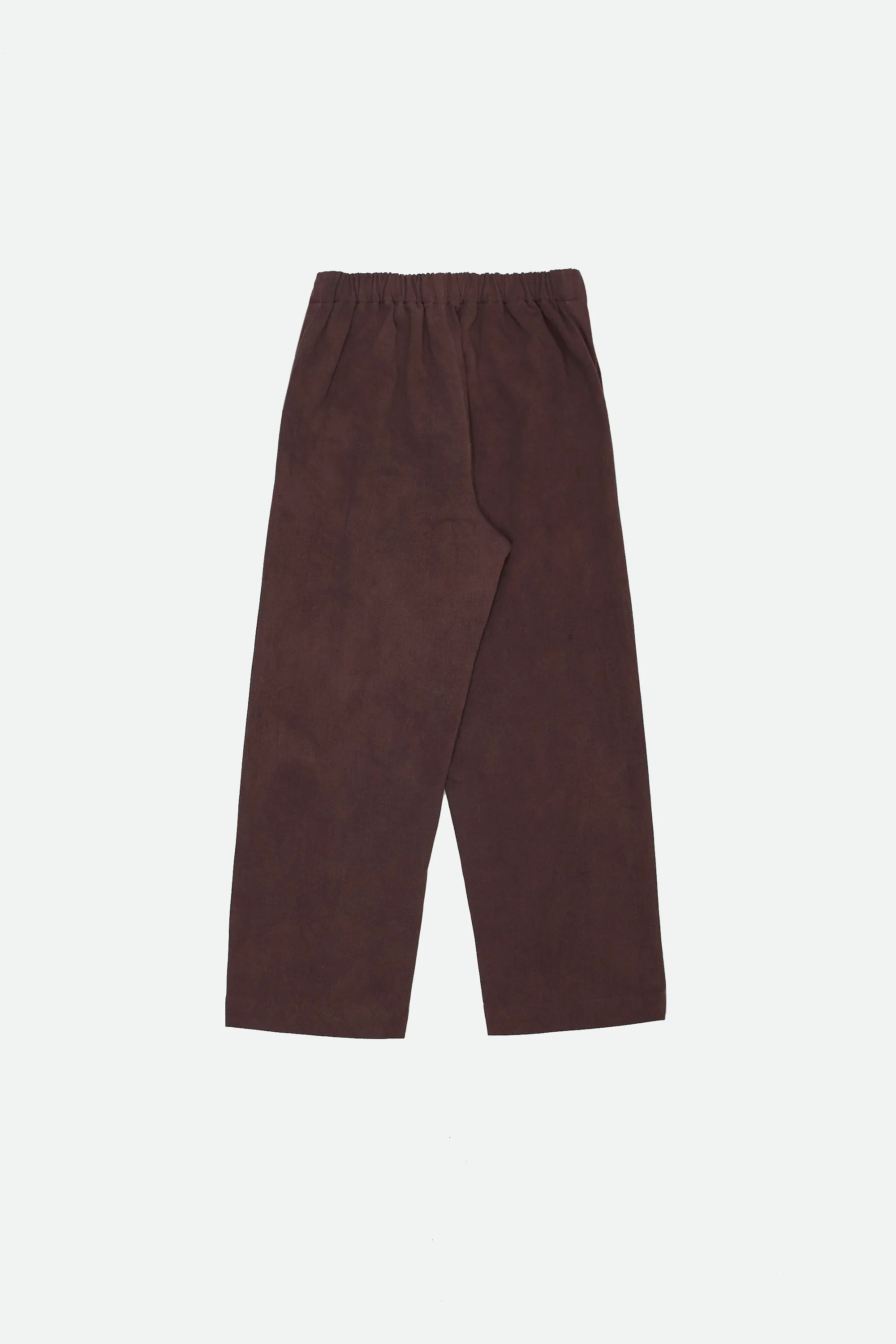 Handspun Denim Pant Burnt Umber