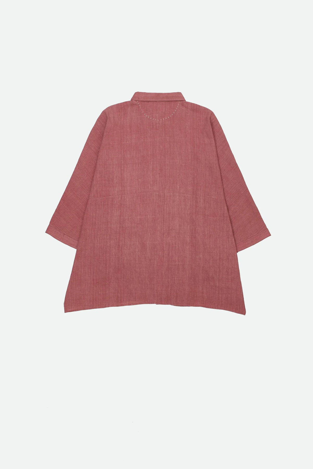 Solid Linen Shirt Chalk Pink