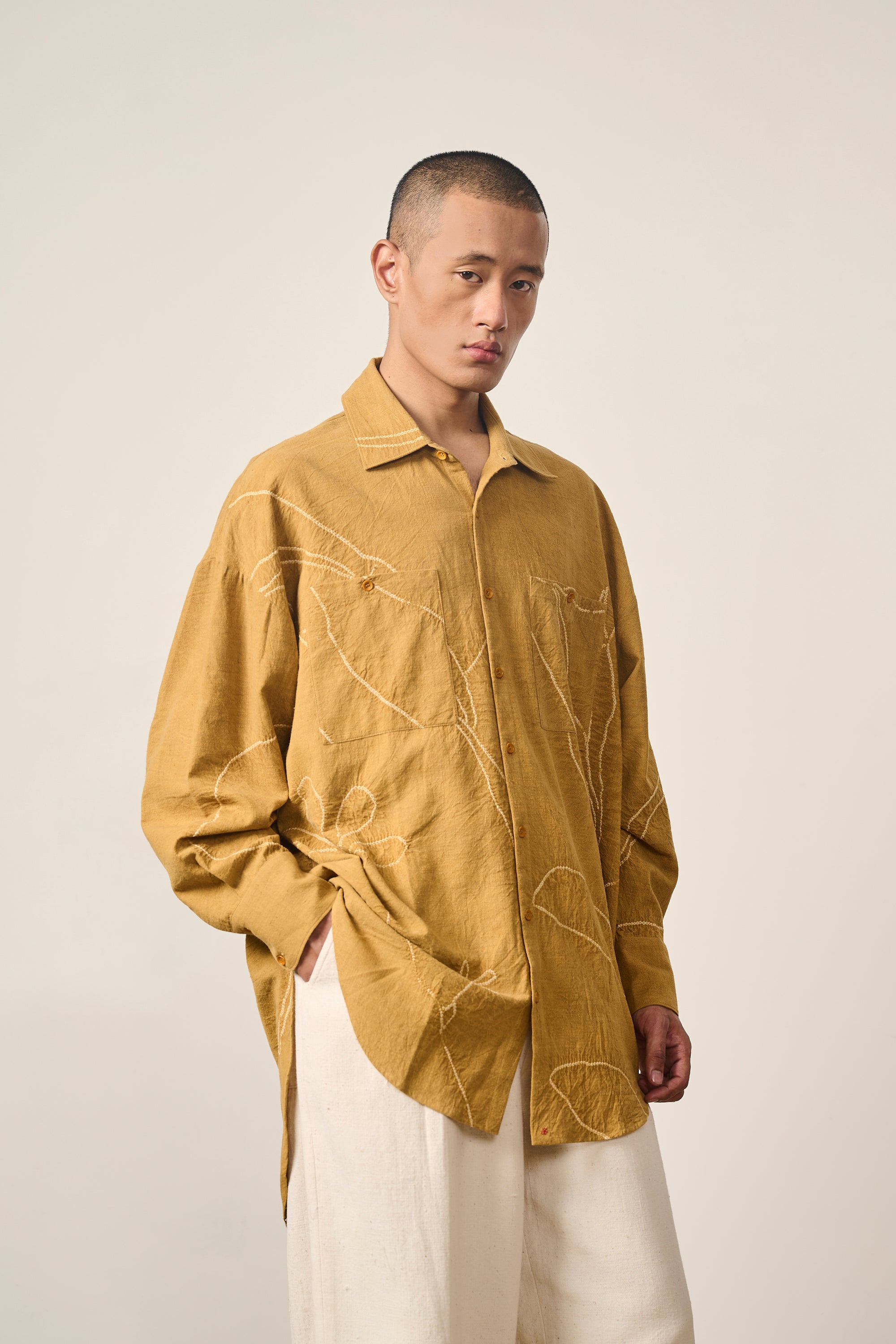 OVERSIZED BANDHANI SHIRT