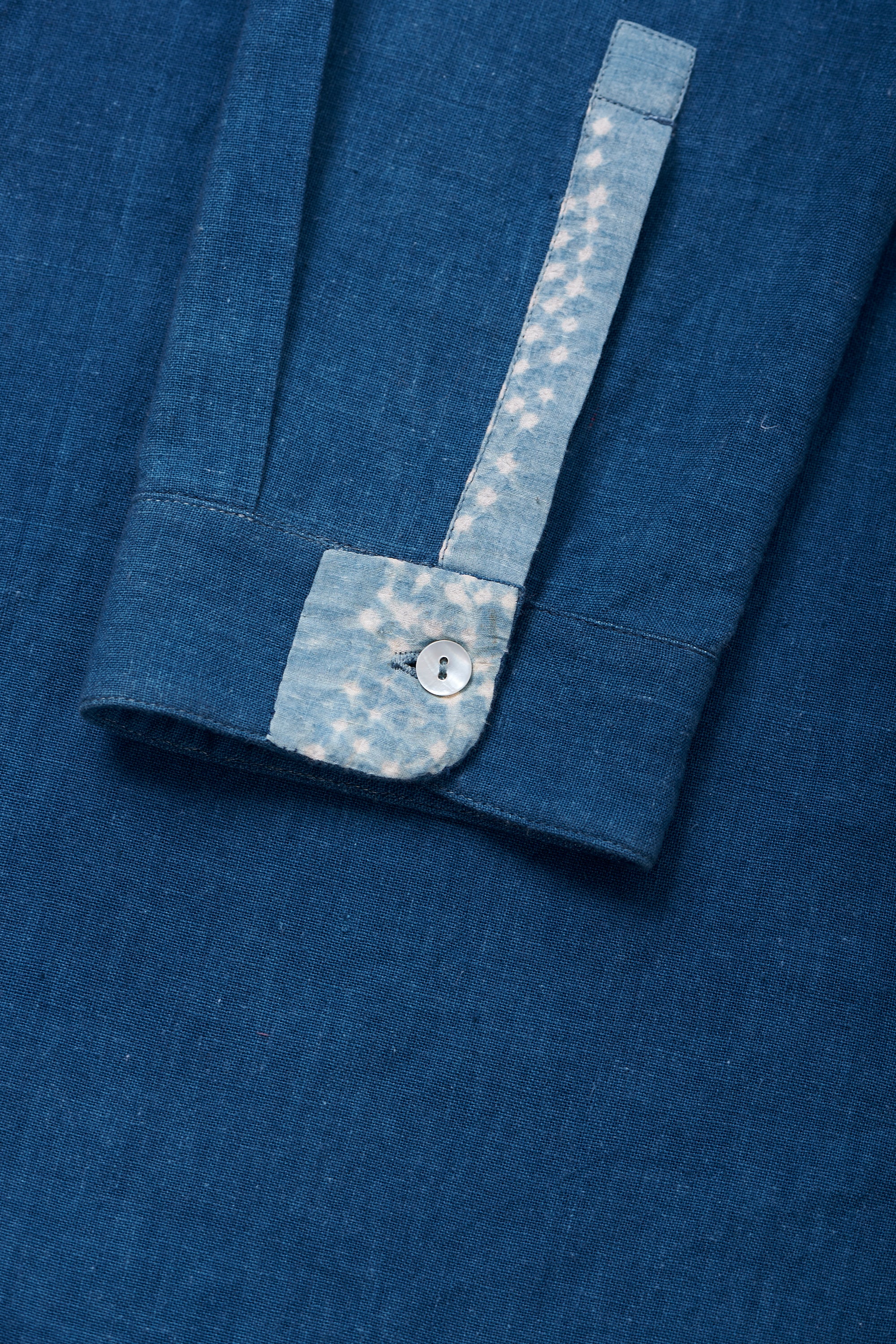 Closeup with hand button