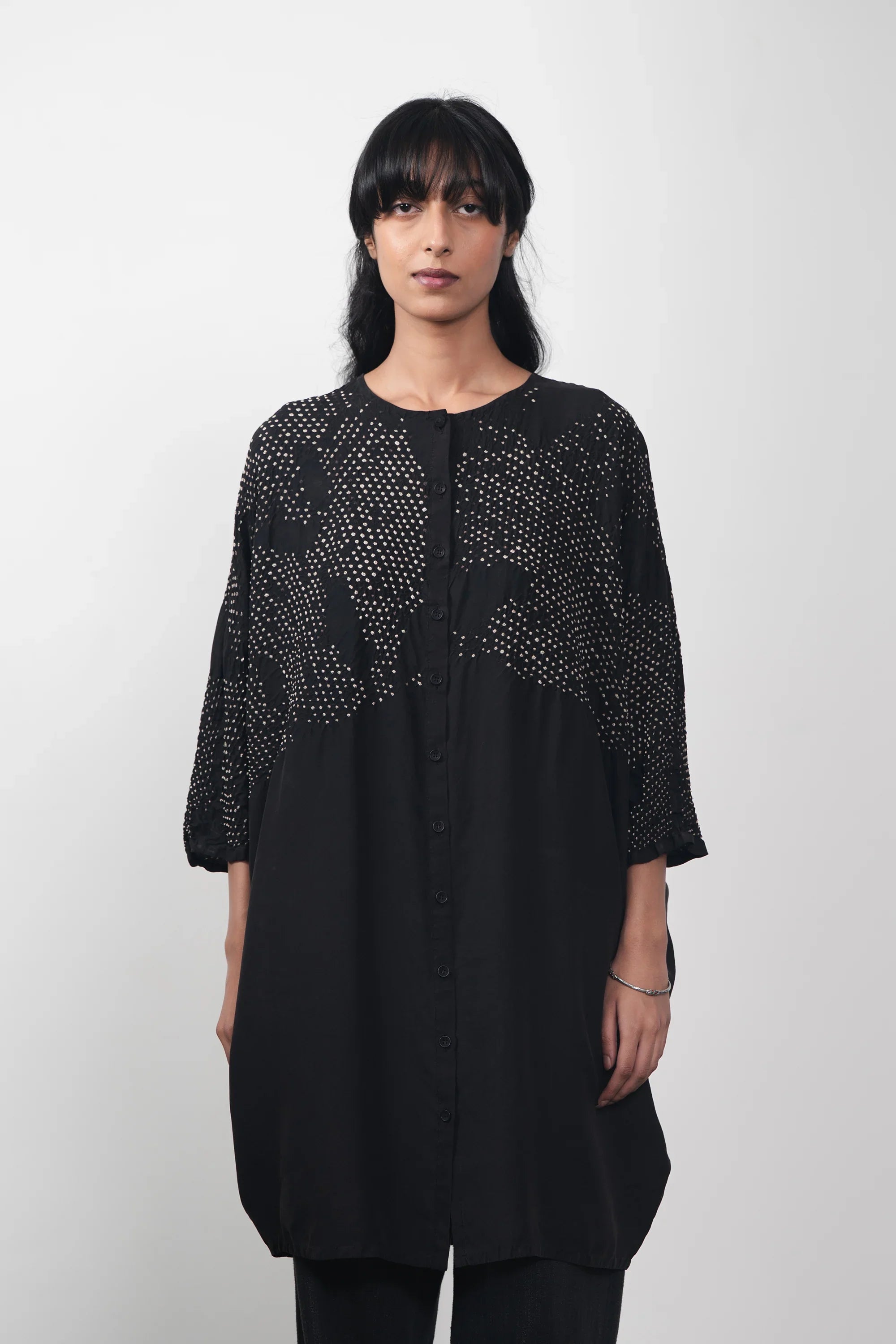 Black Bandhani Dress