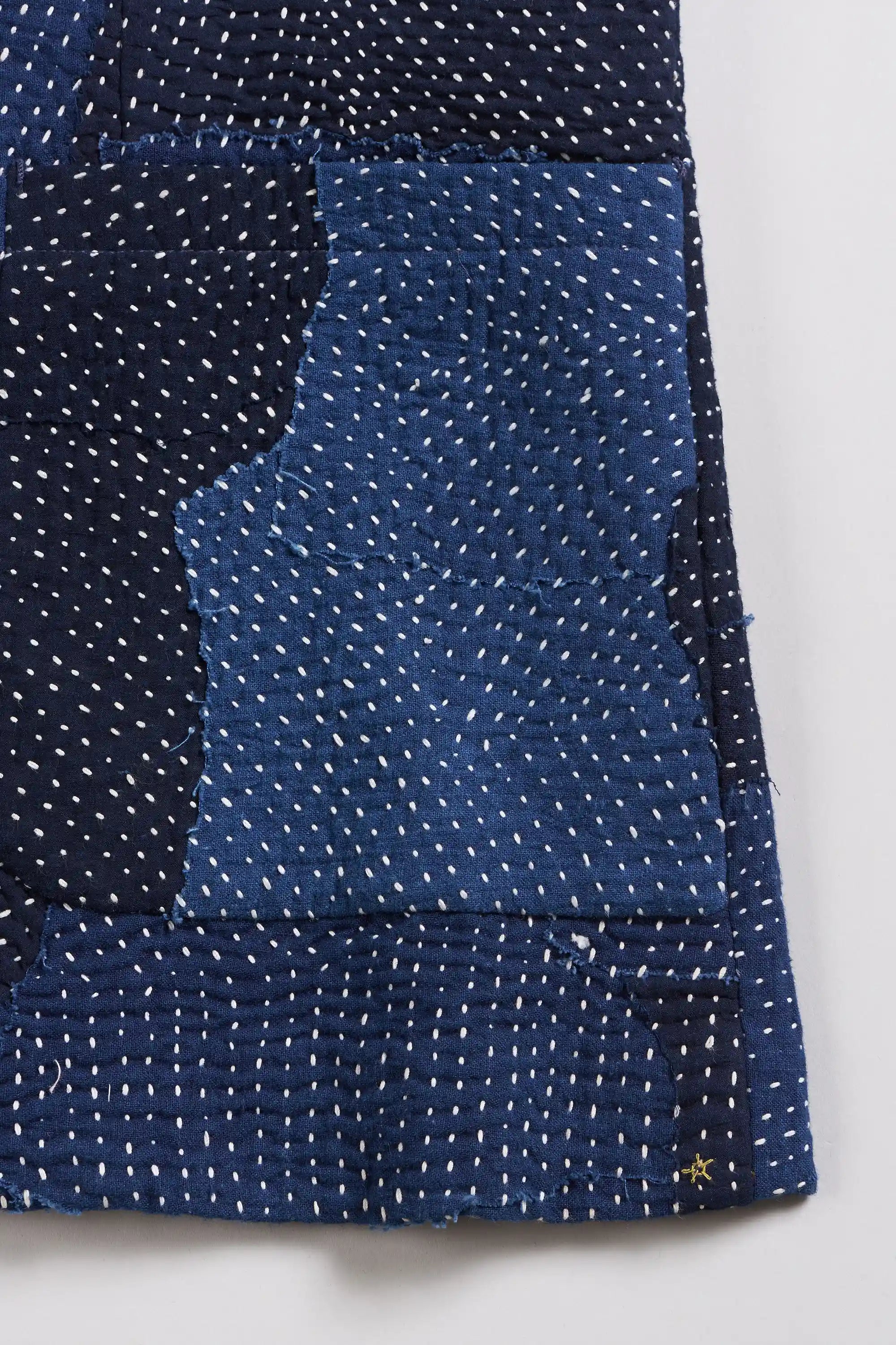 Patchwork Cotton Oversized Jacket