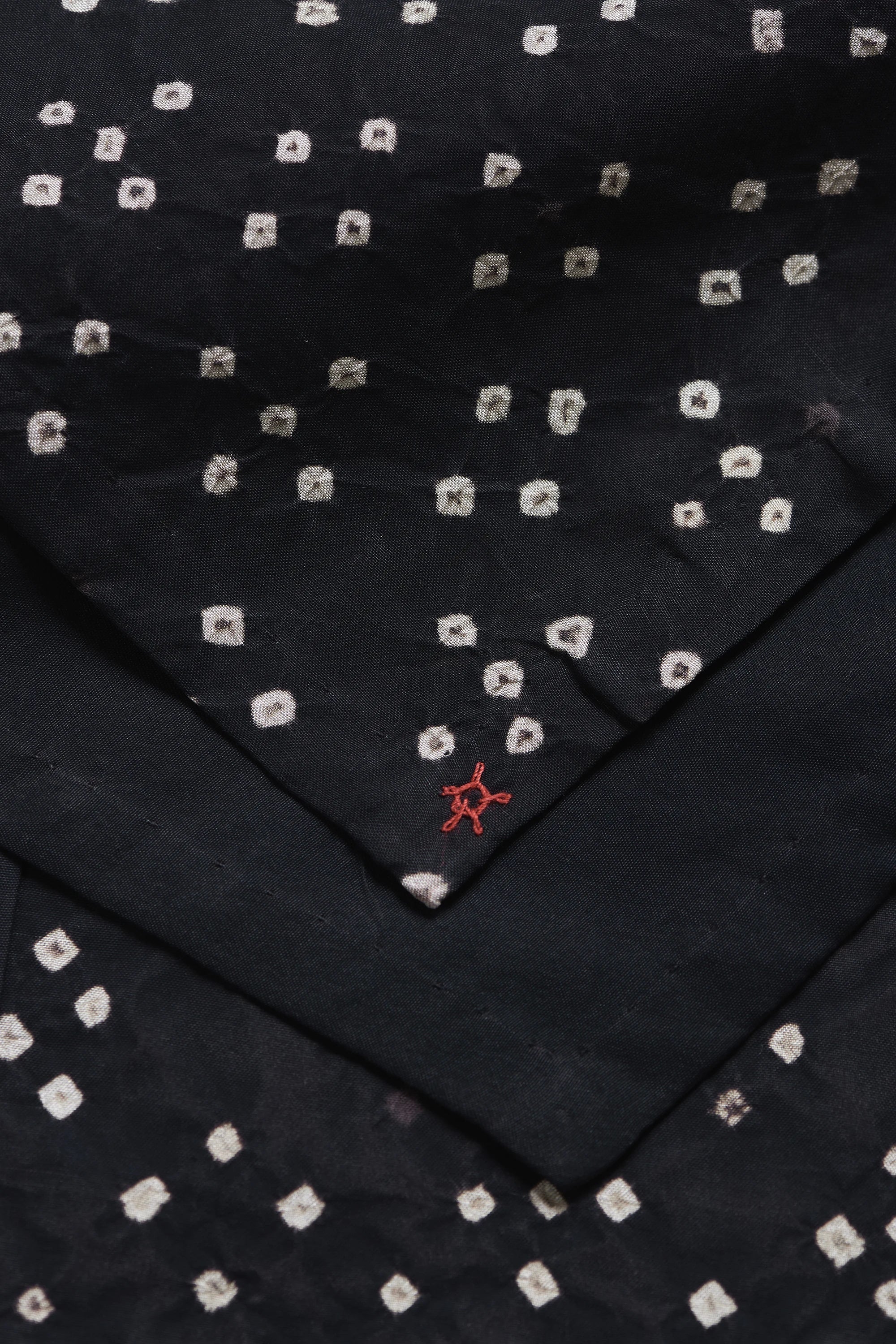 Scarf in Silk Patchwork