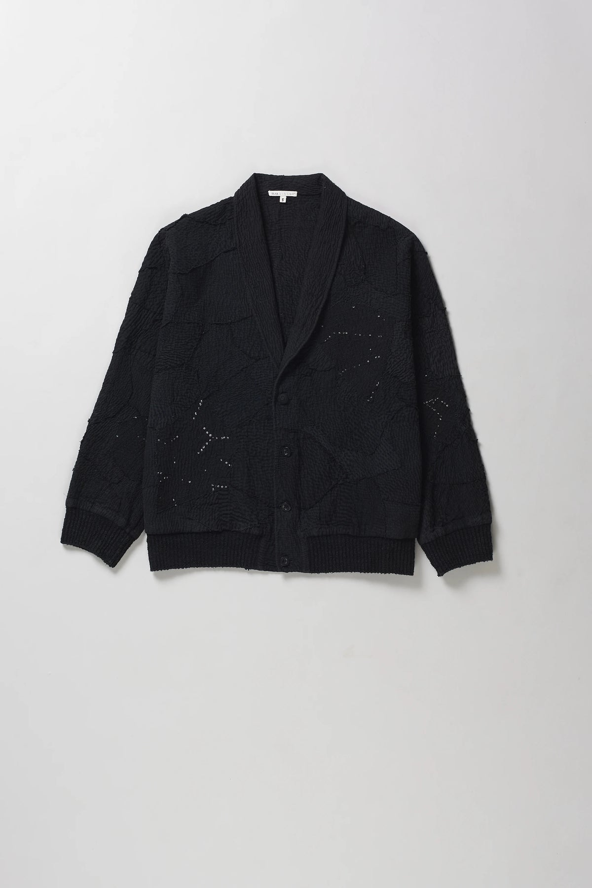 Patchwork Reversible Jacket in Black