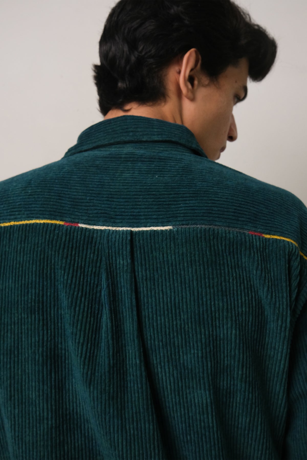 Bottle Green Corduroy Shirt