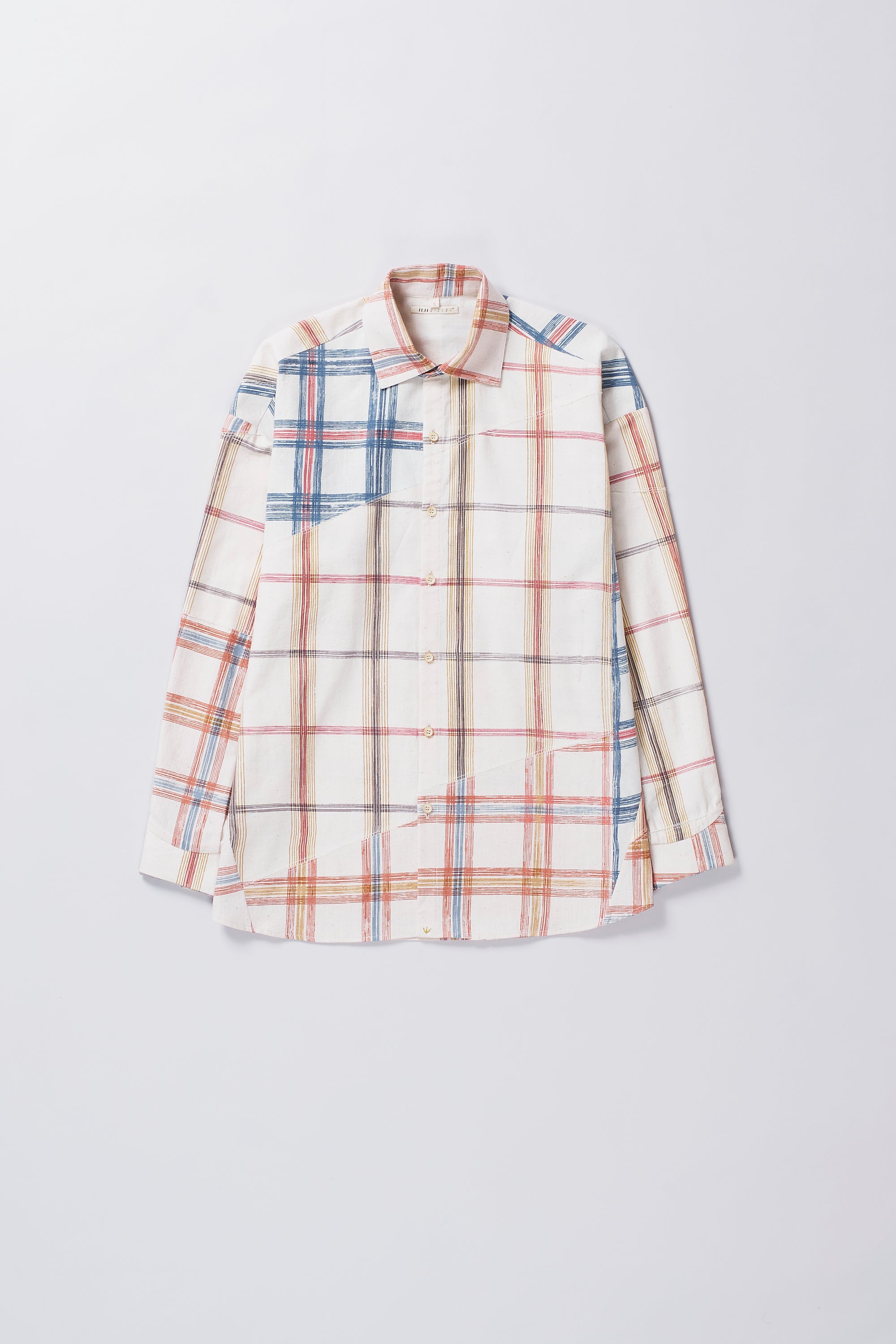 PATCHWORK CHECKED SHIRT