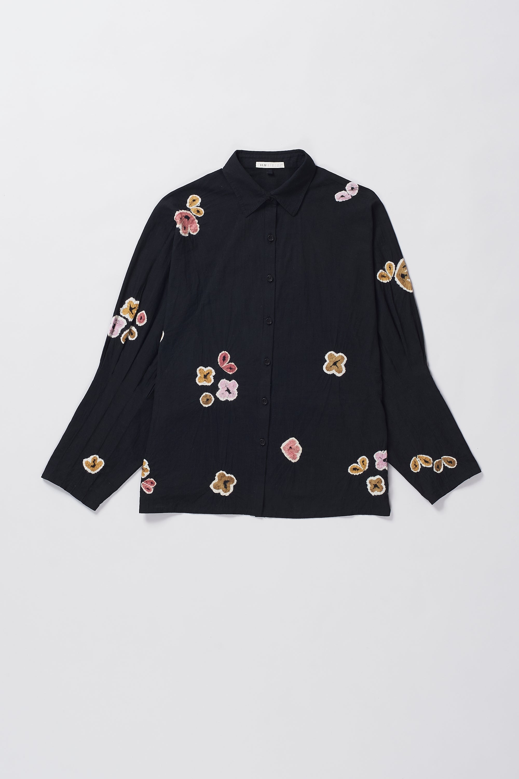 Shibori Raglan Sleeve Shirt