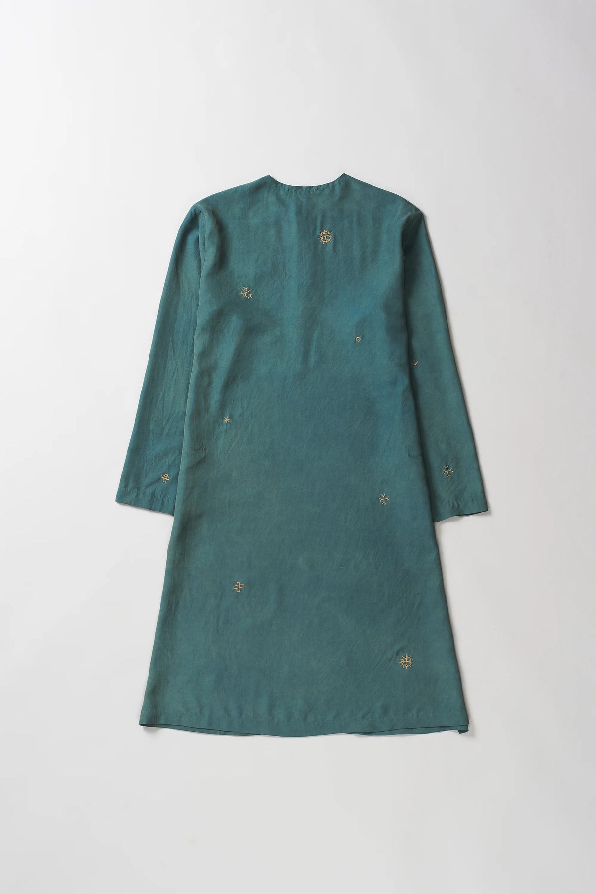 Bottle Green Silk Kurta