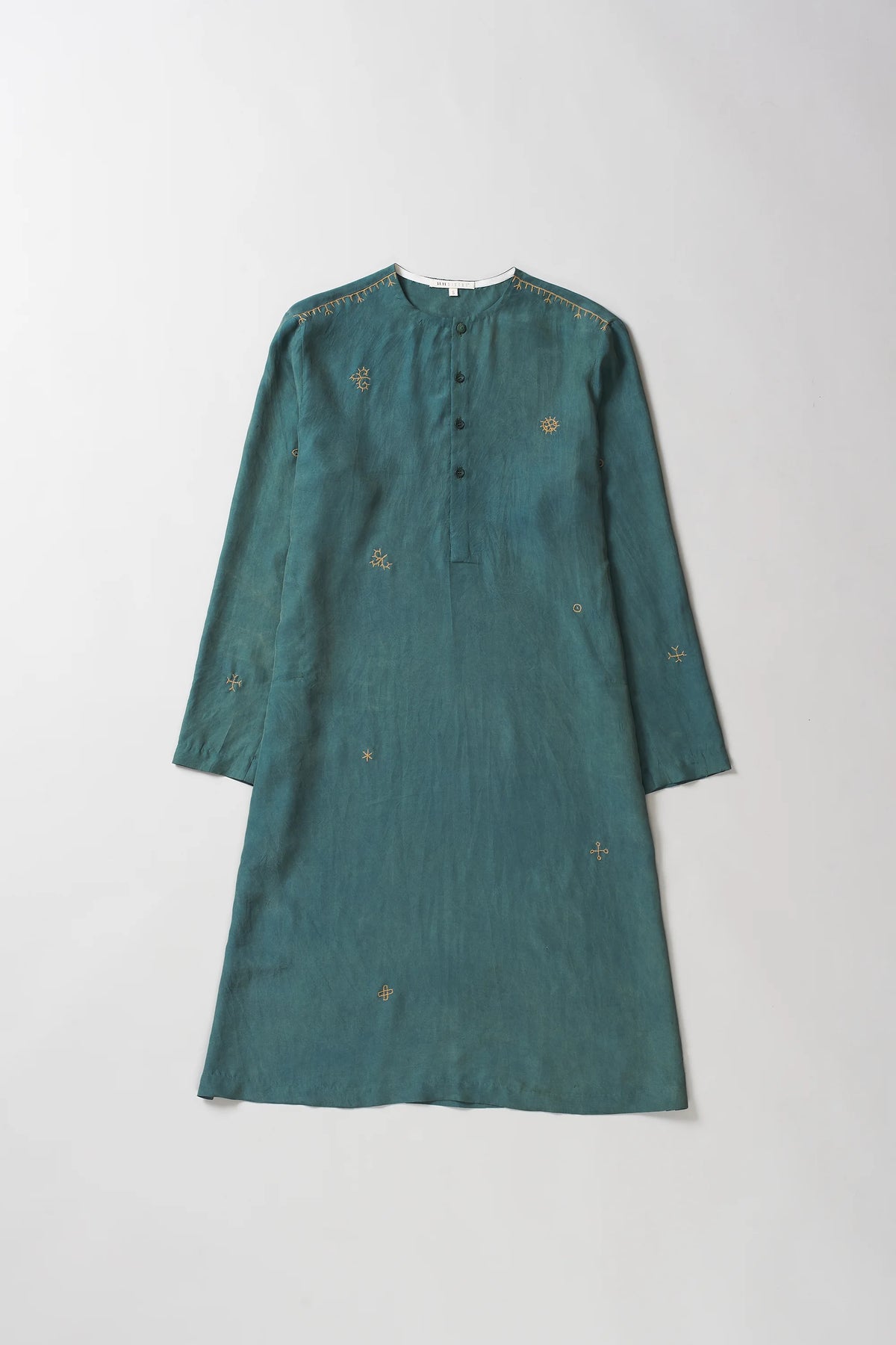 Bottle Green Silk Kurta