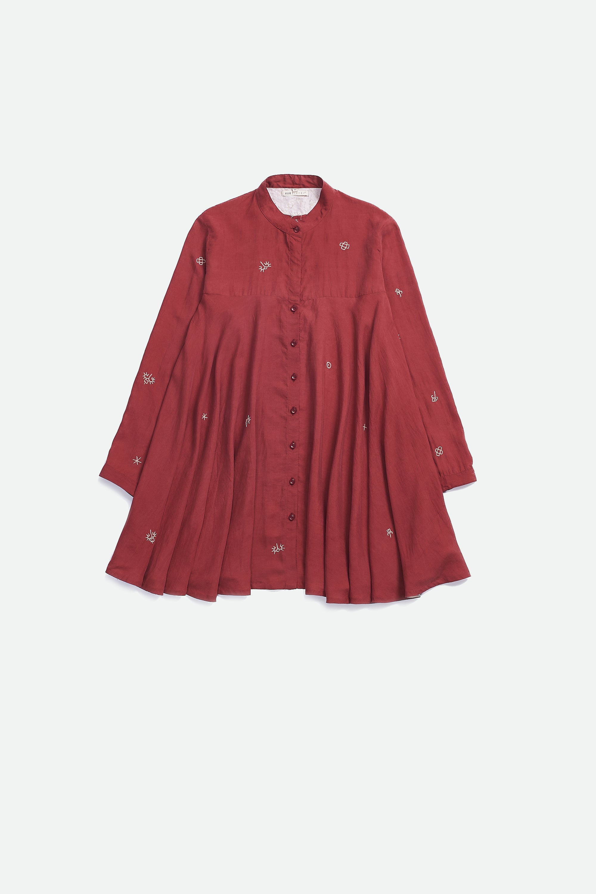 COTTON HAND EMBROIDERED WOMEN SHIRT