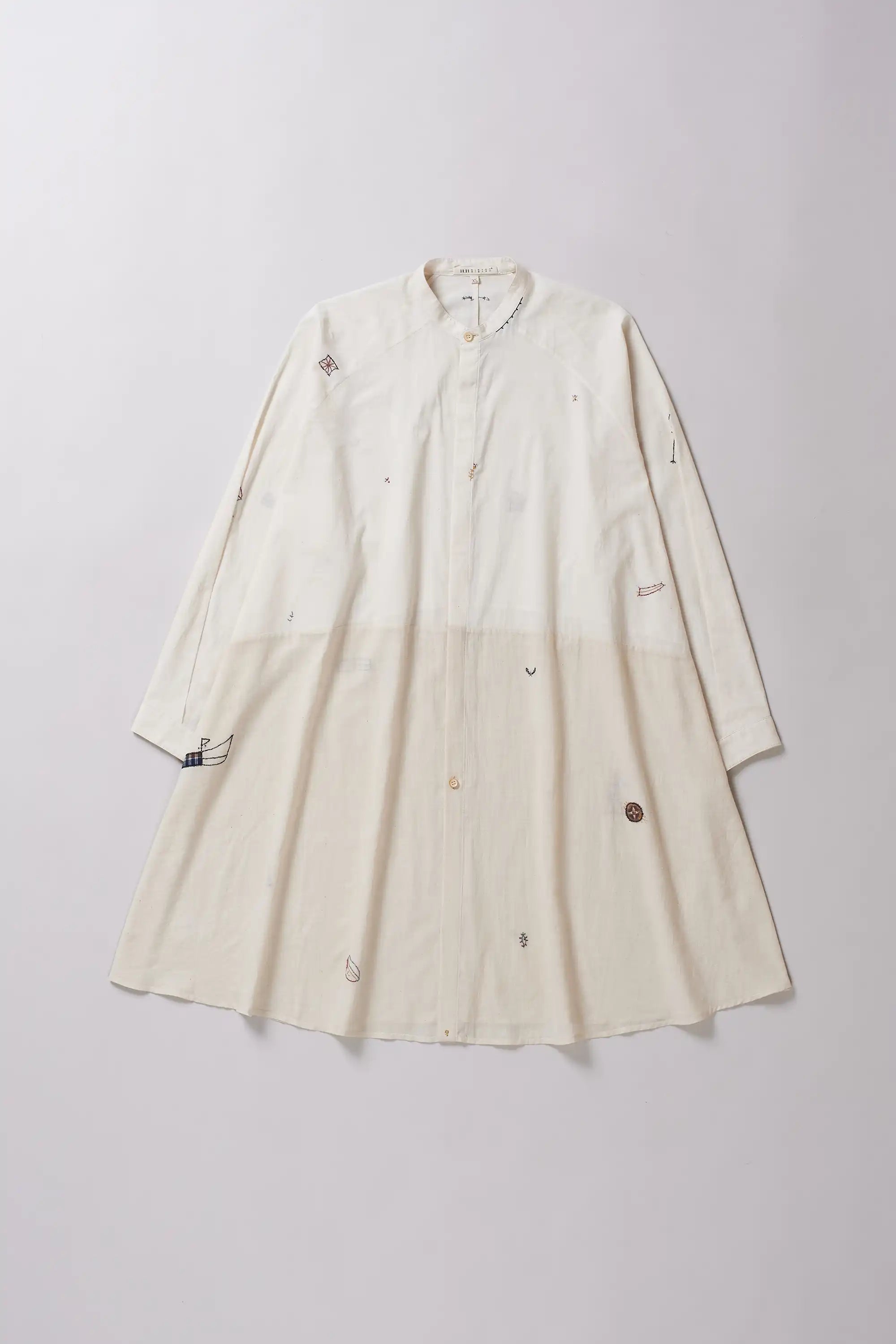 Ecru cotton dress
