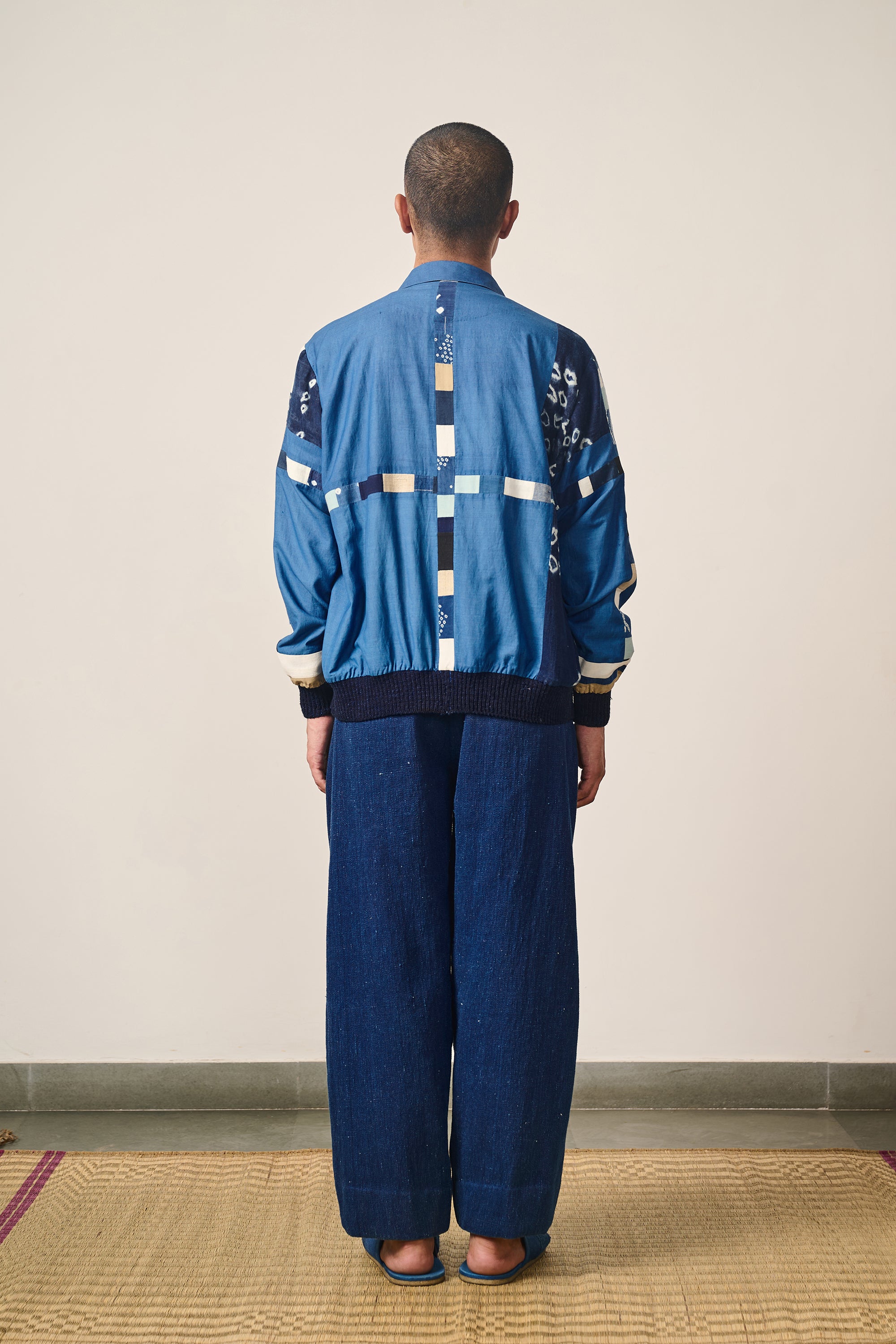 INDIGO PATCHWORK JACKET