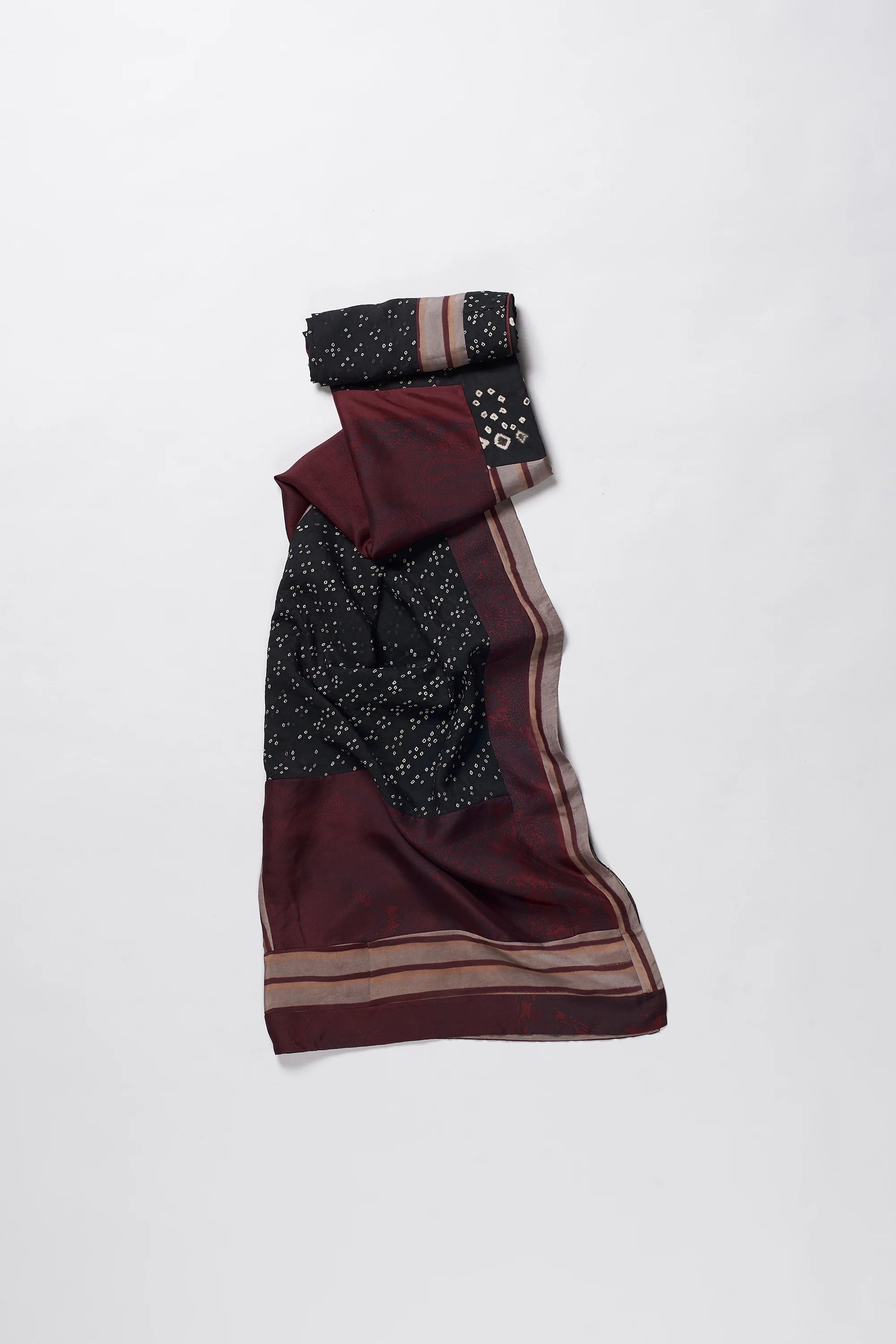 Silk Reclaimed Patchwork Scarf