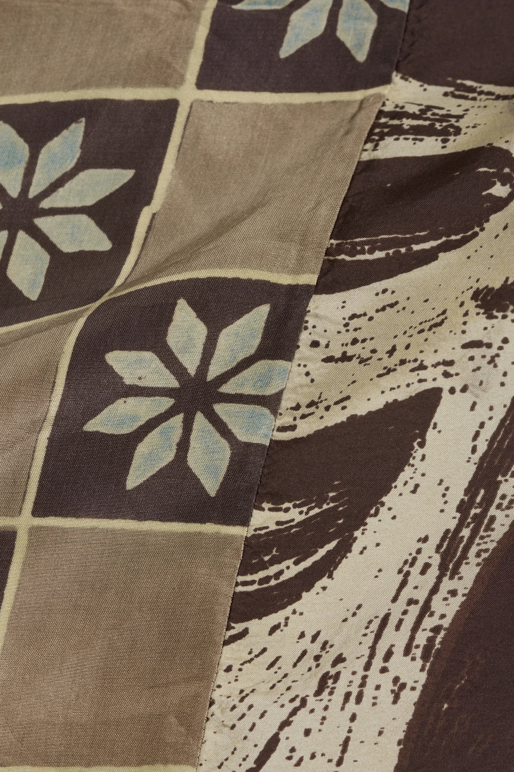 Reclaimed Patchwork Scarf in Silk