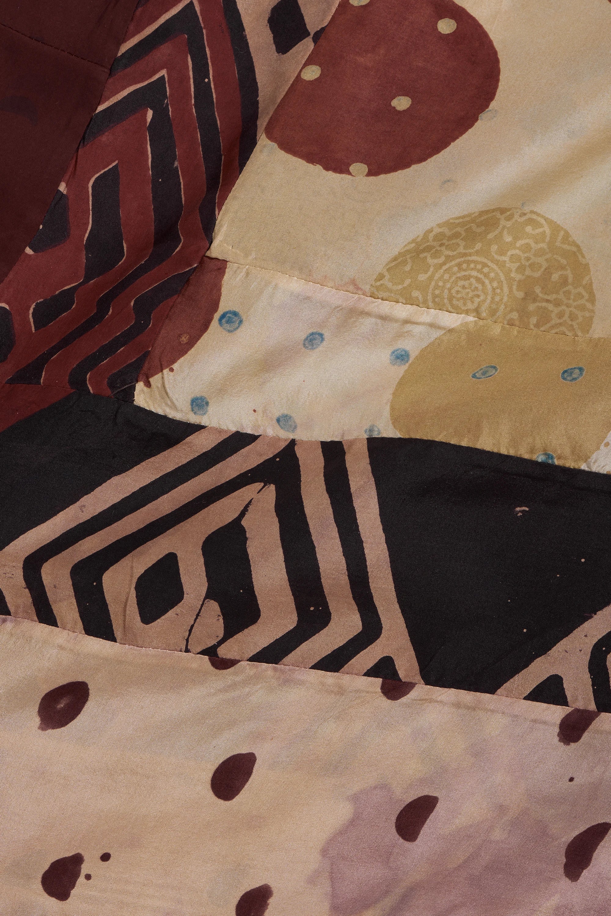 Reclaimed Silk Patchwork Scarf