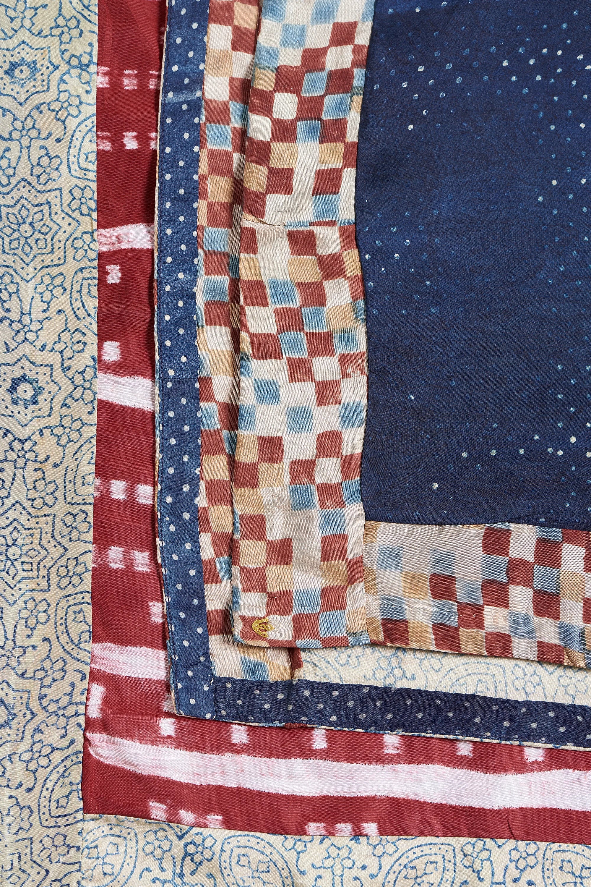 Patchwork Reclaimed Scarf in Silk