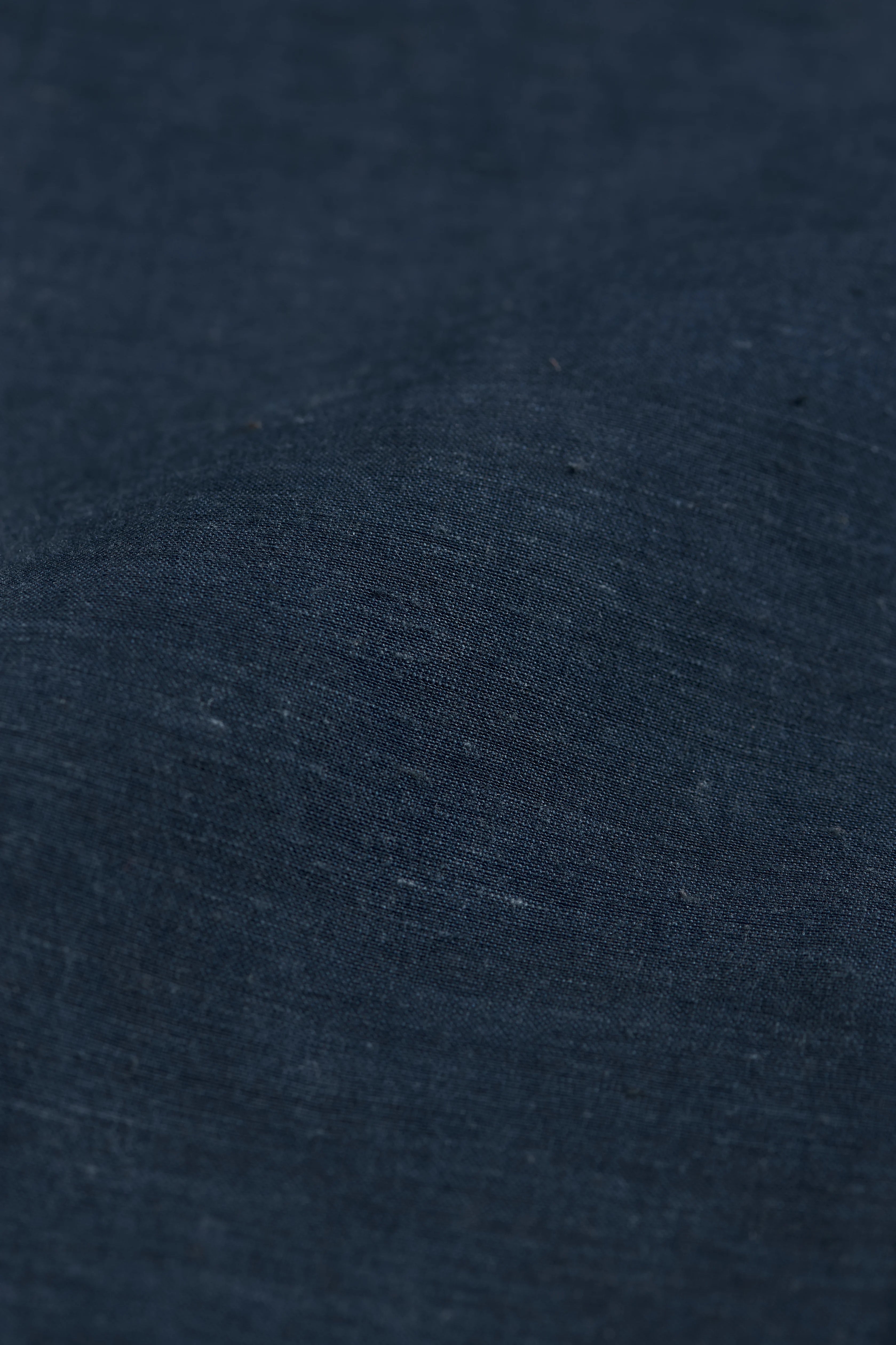Indigo Band Collar Bandhani Shirt