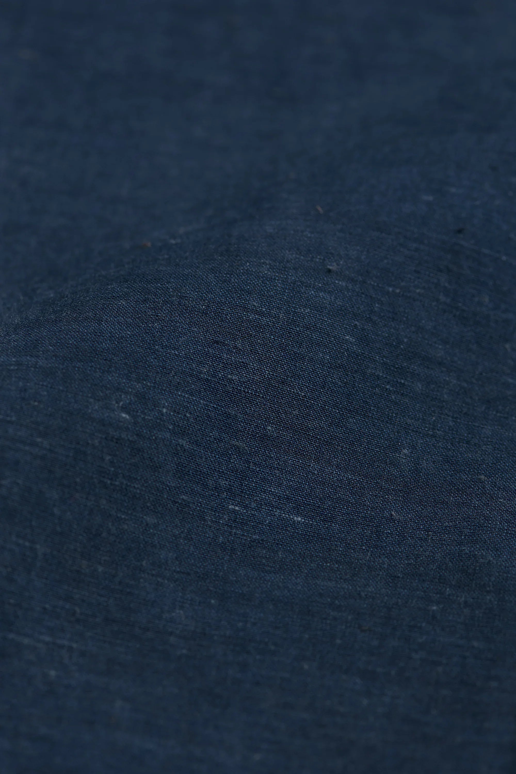 Band Collar Bandhani Shirt in Indigo