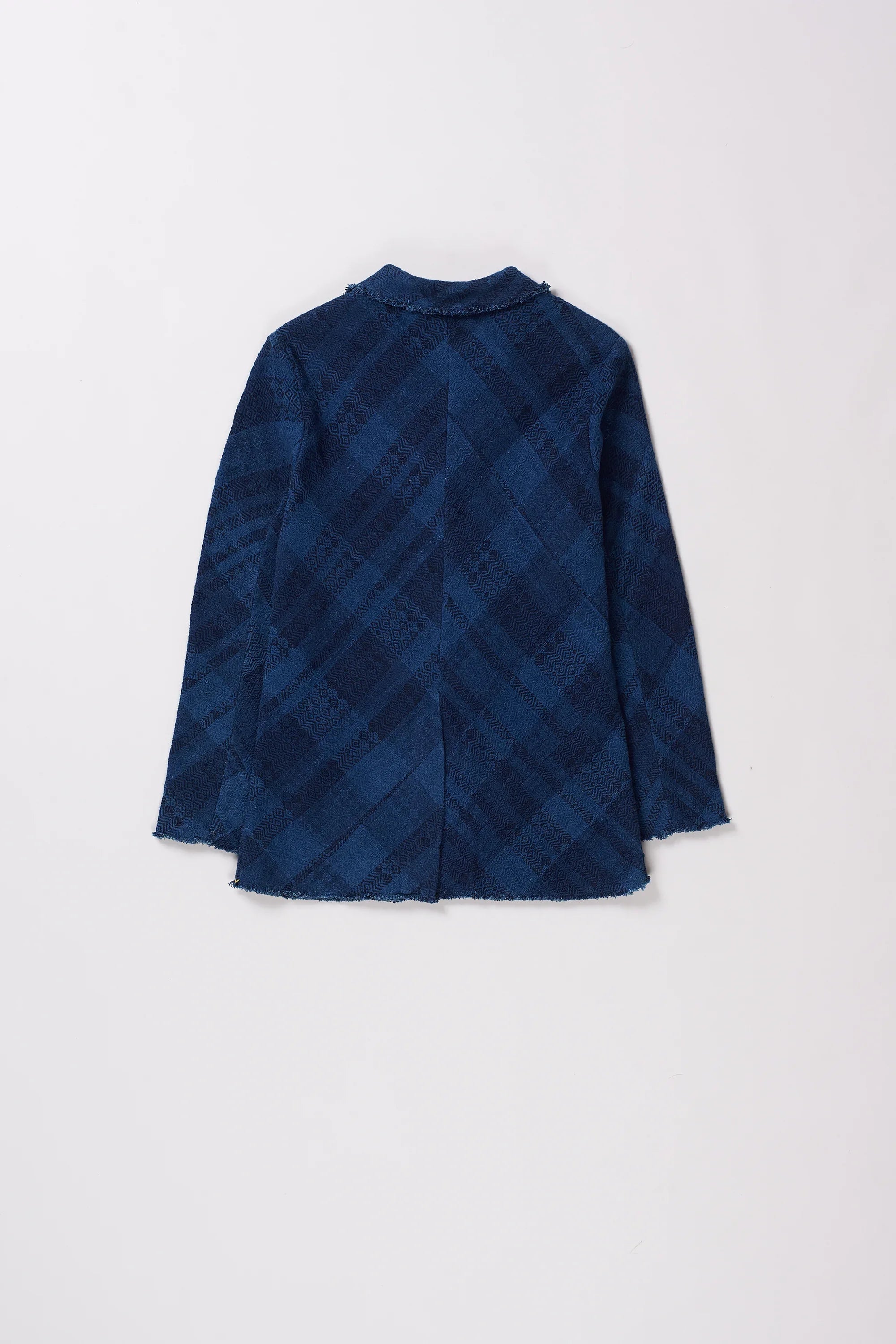 Natural Indigo Textured Jacket