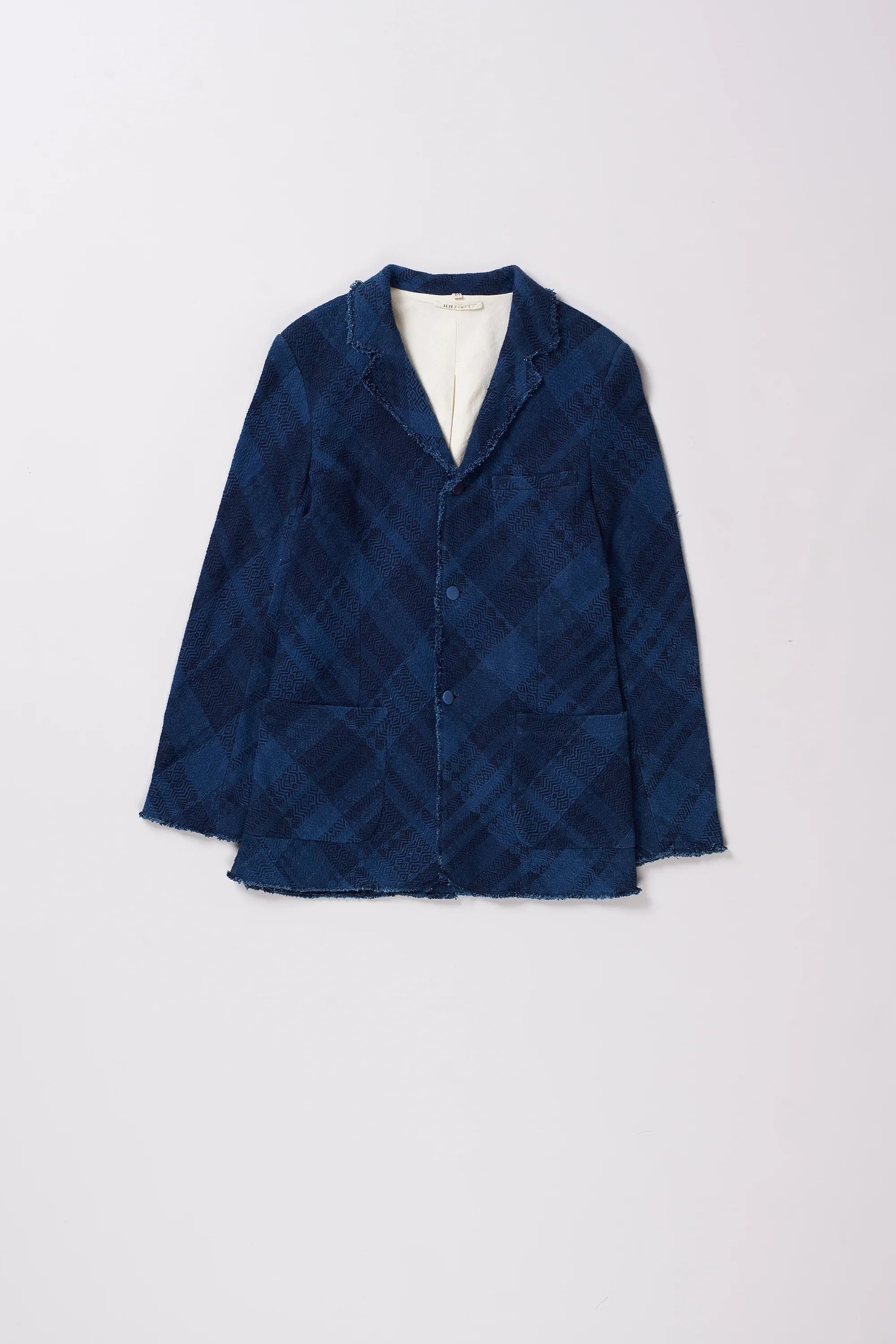 Natural Indigo Textured Jacket