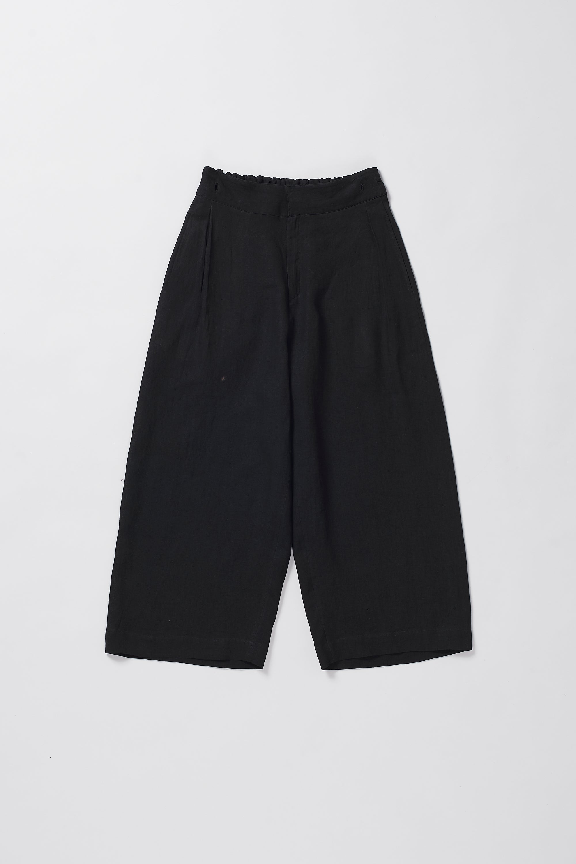 WIDE LINEN TROUSERS