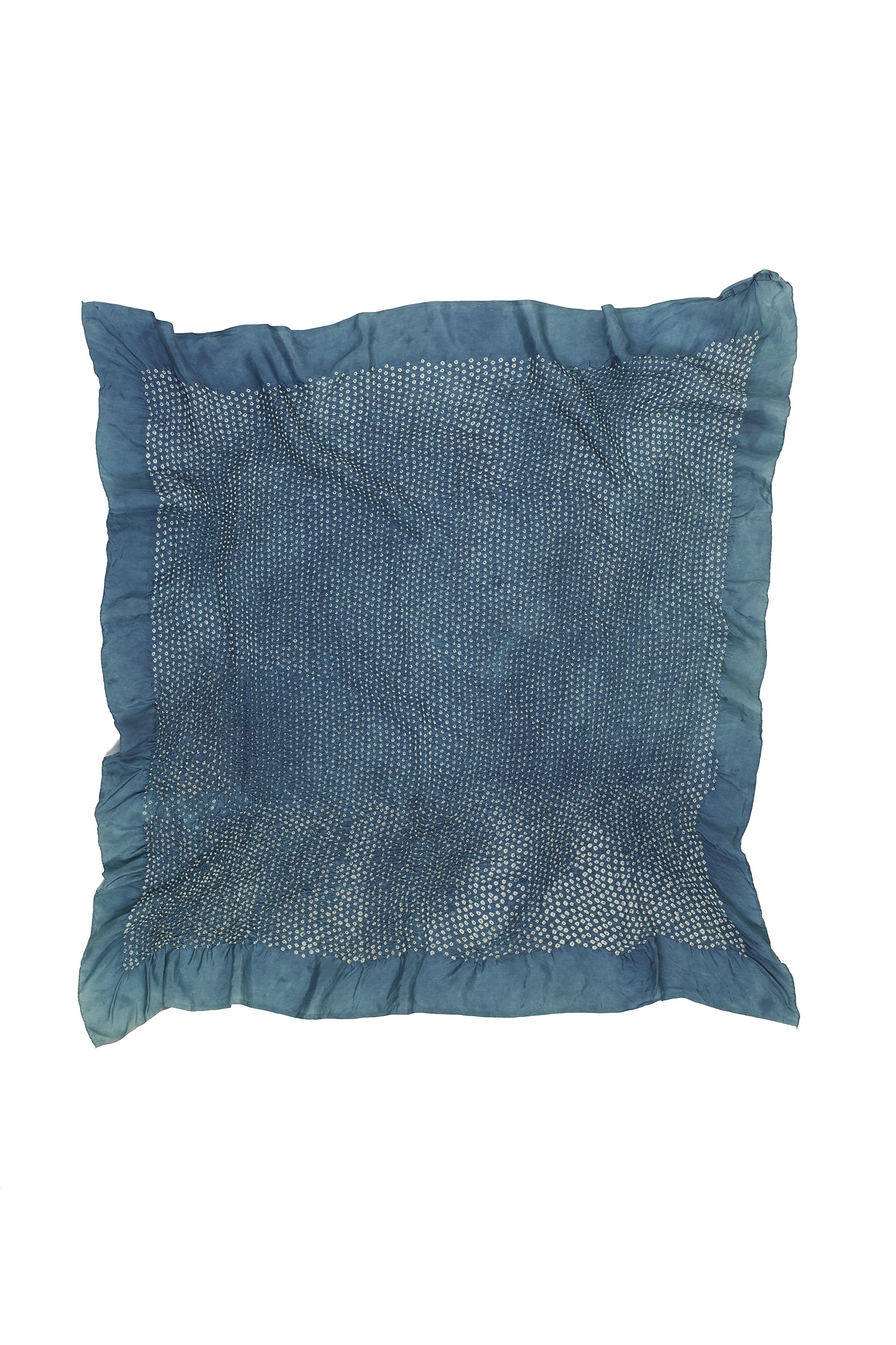INDIGO DYED BANDHANI SCARF