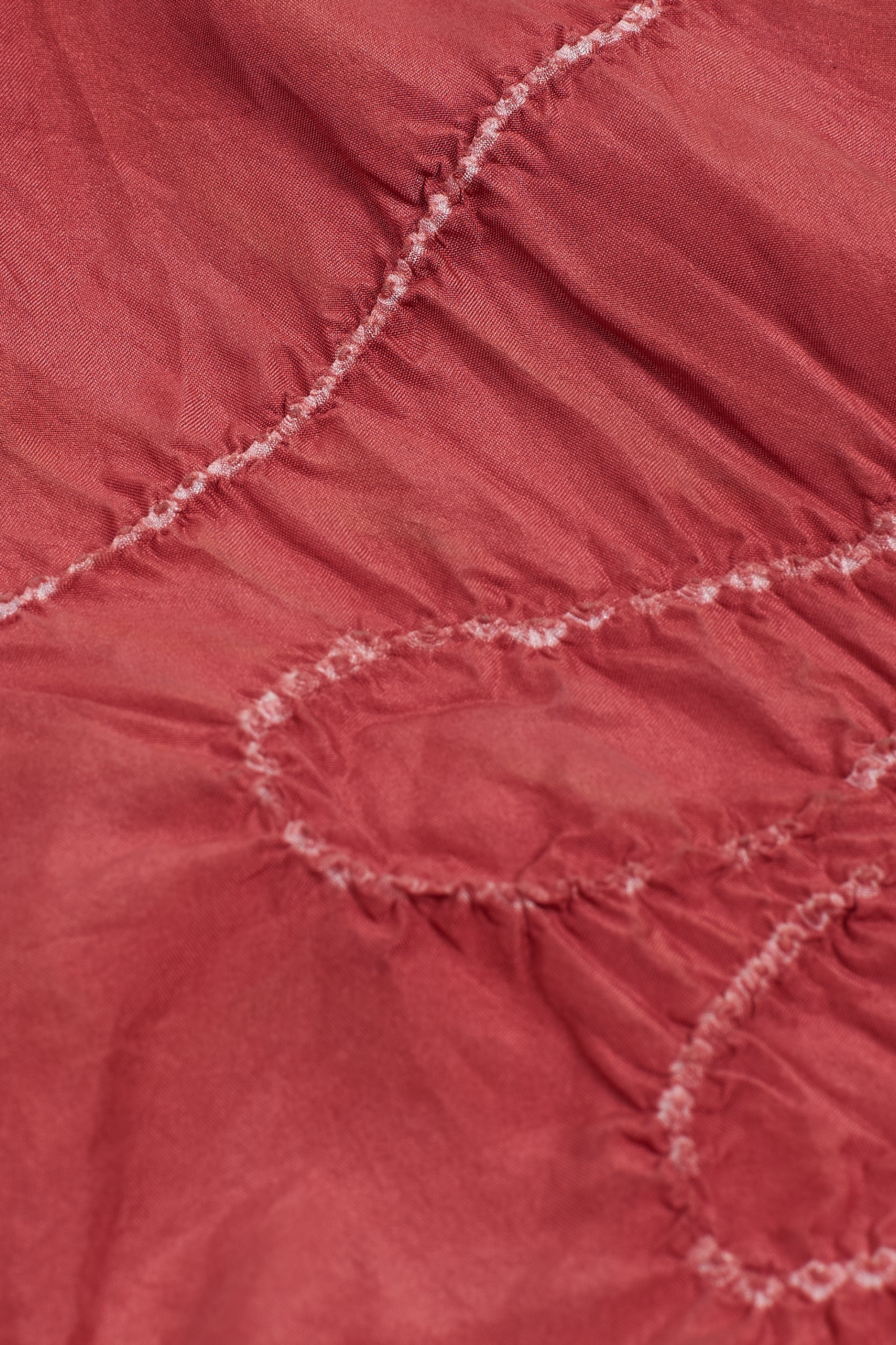 PINK WOOD BANDHANI SHAWL