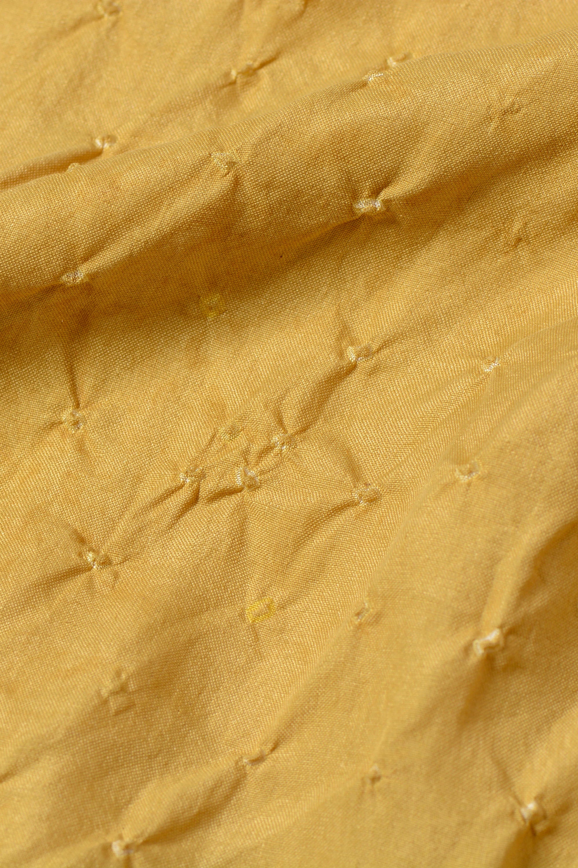 YELLOW SILK BANDHANI SHAWL