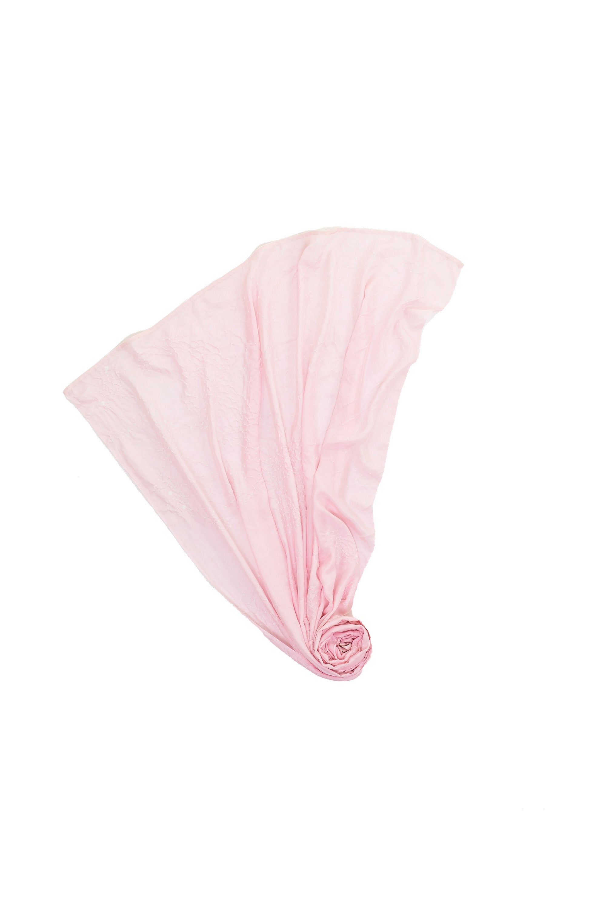 LIGHT PINK SHAWL WITH BANDHANI
