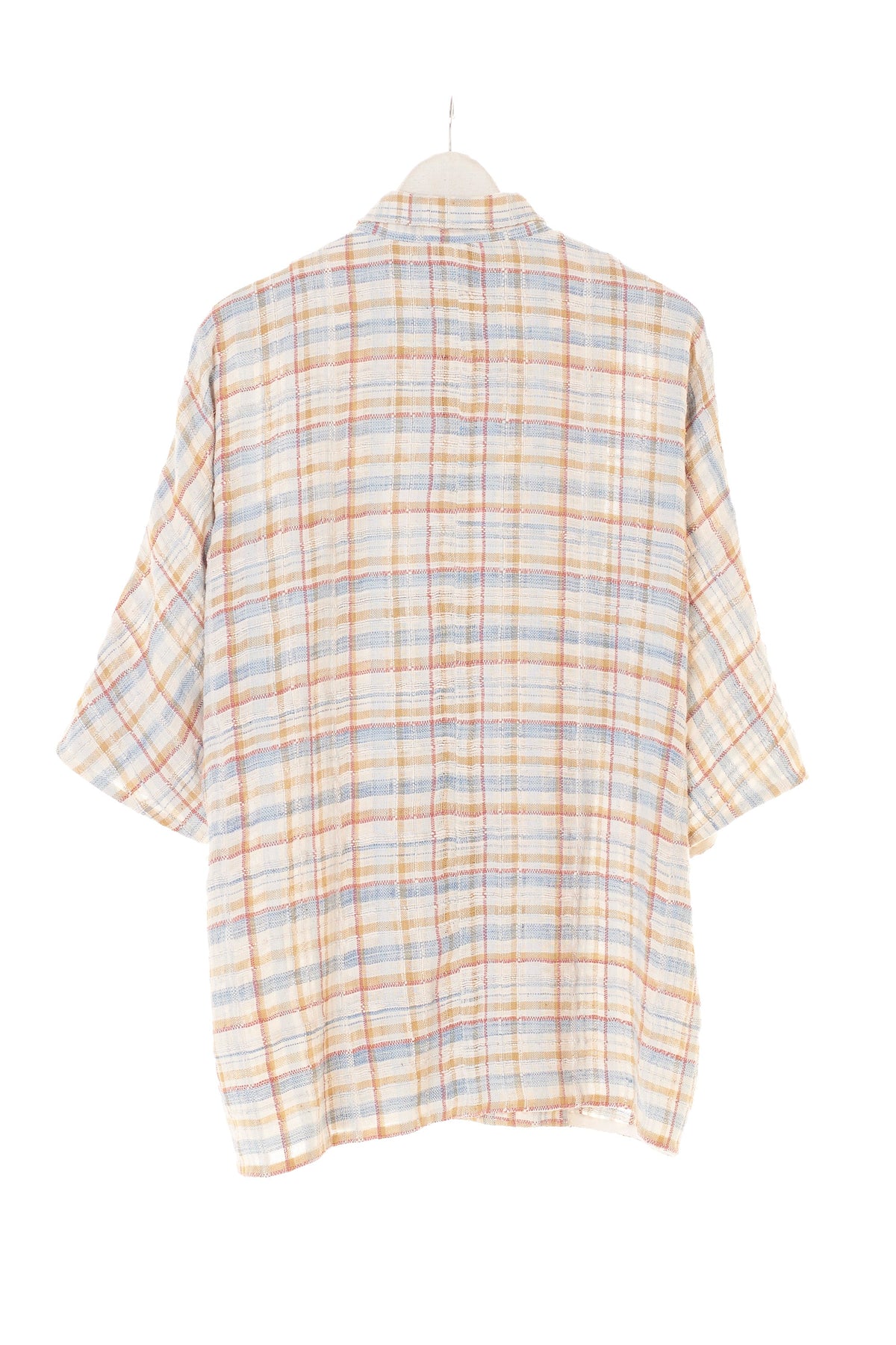 CHECKS SHIRT IN HANDSPUN ORGANIC COTTON YARN