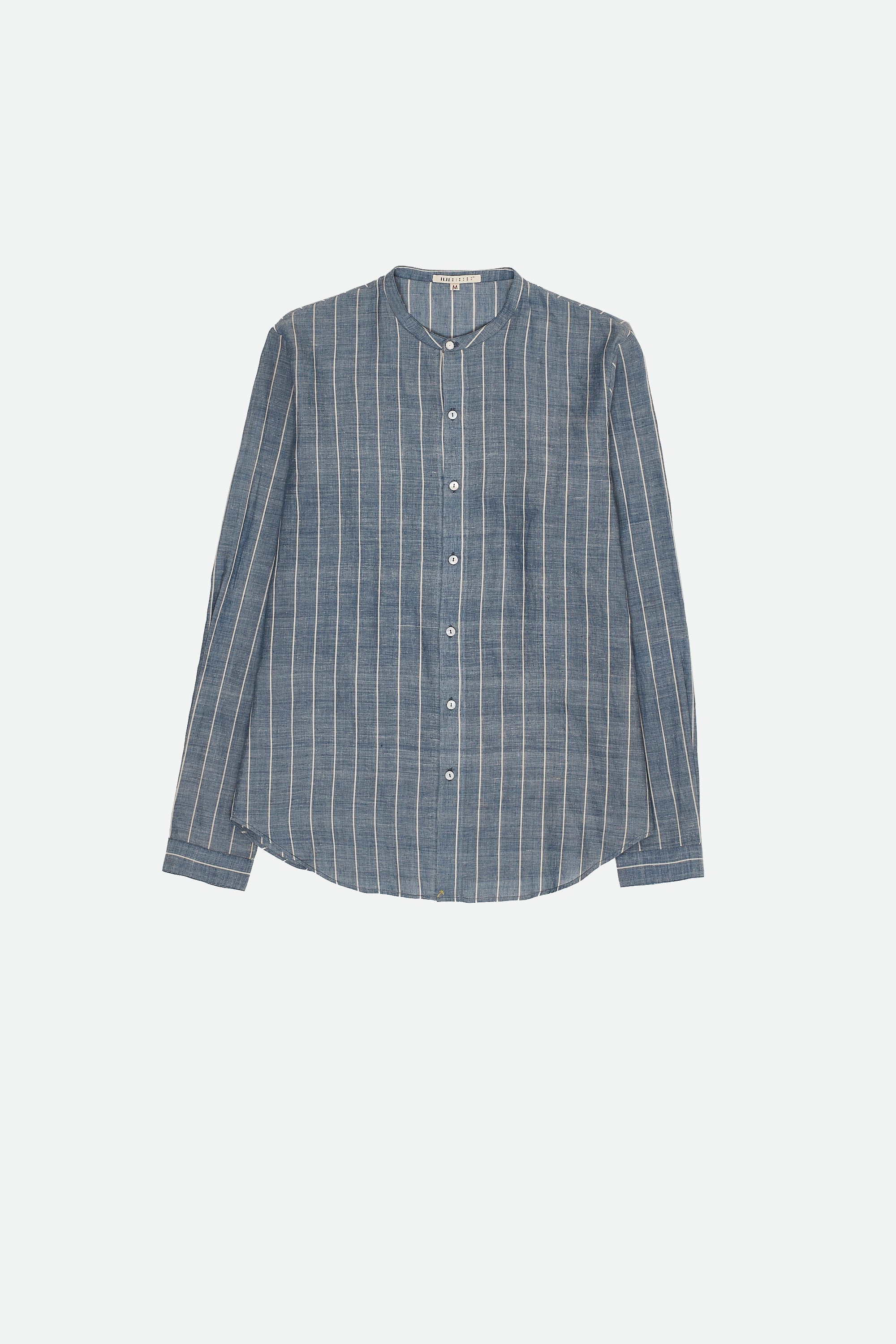 MEDIUM INDIGO YARN DYED COTTON SHIRT