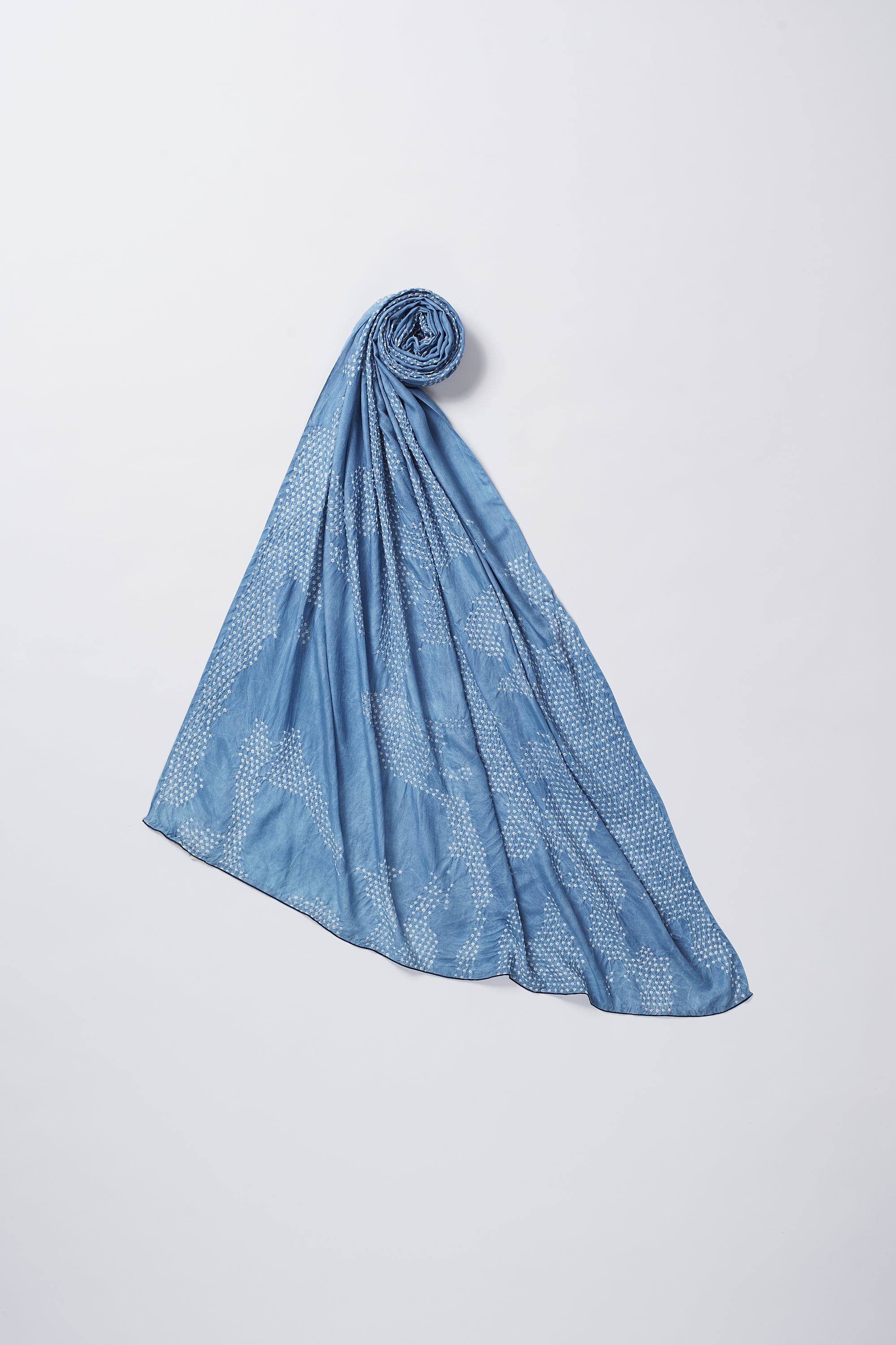 LIGHT INDIGO DYED SHAWL