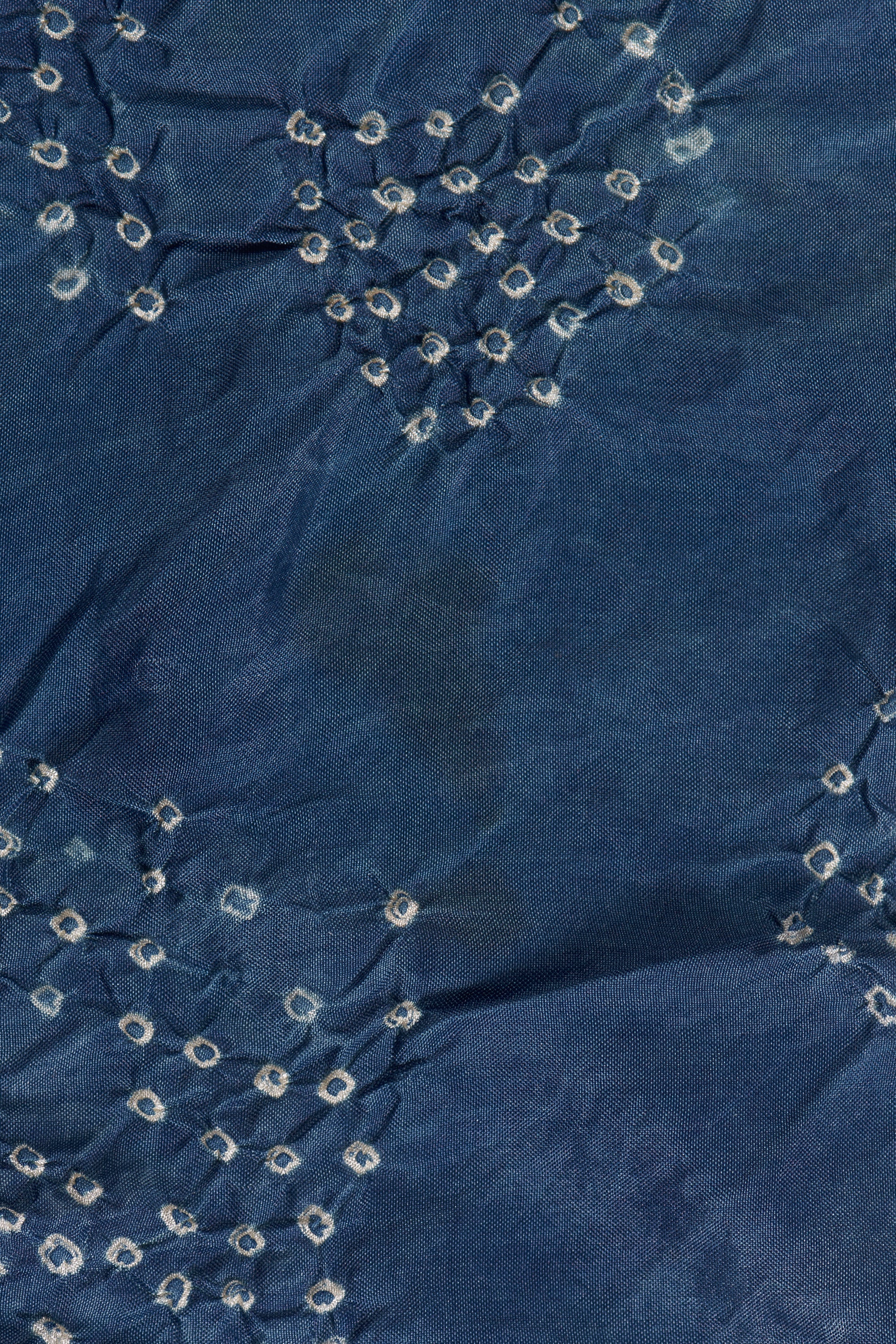 MEDIUM INDIGO BANDHANI SCARF