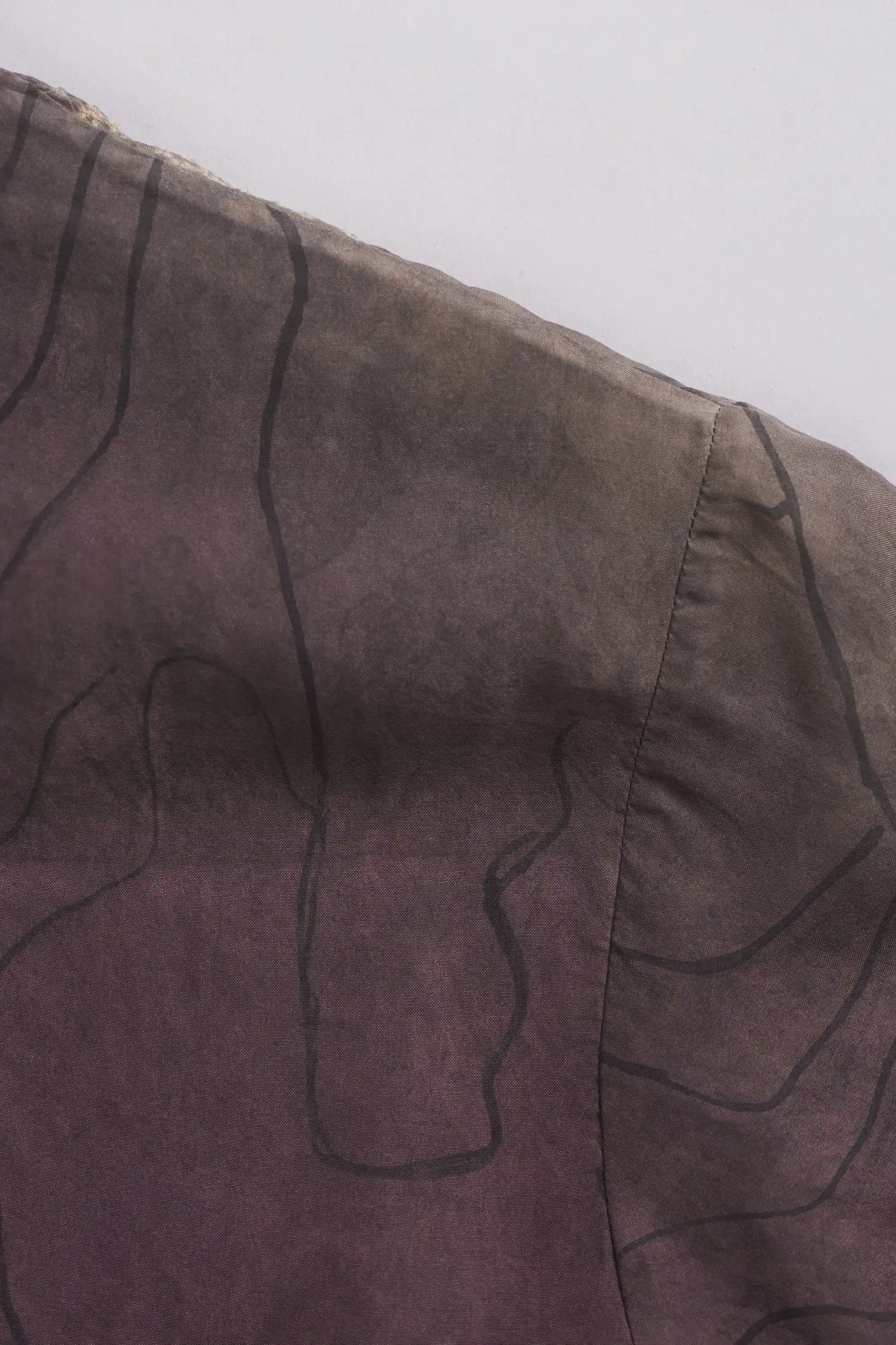 Wine Colour Silk Women Shirt