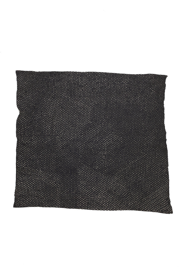 BLACK COTTON BANDHANI SCARF