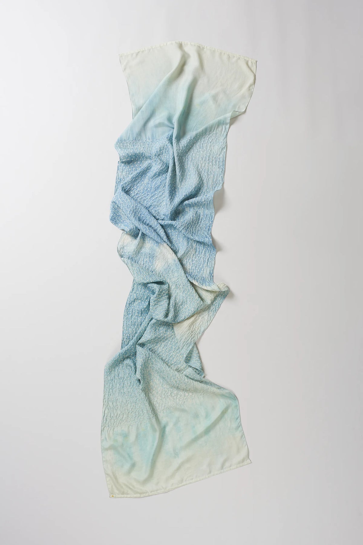 Silk Scarf with Bandhani