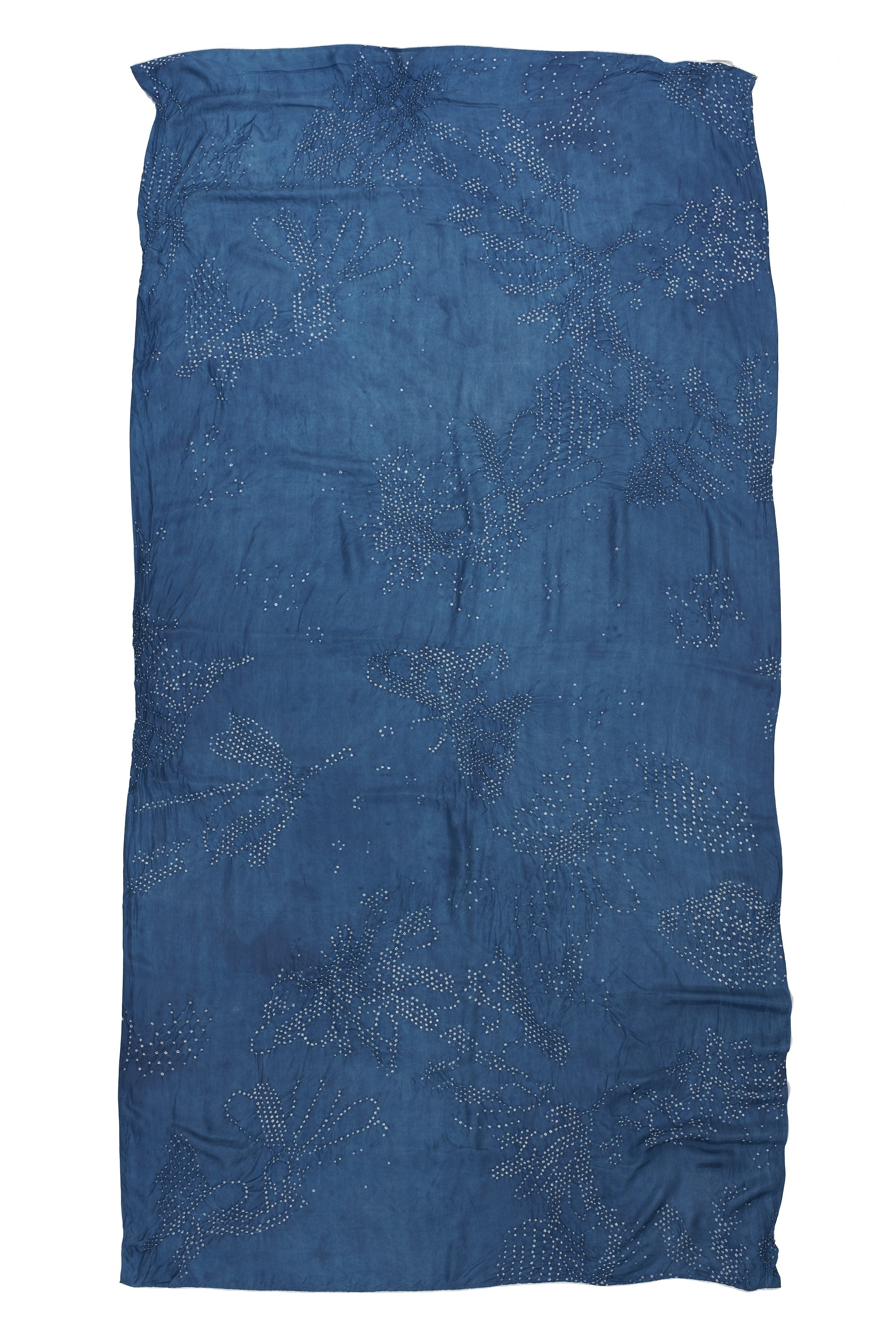 MEDIUM INDIGO SILK WITH BANDHANI SHAWL