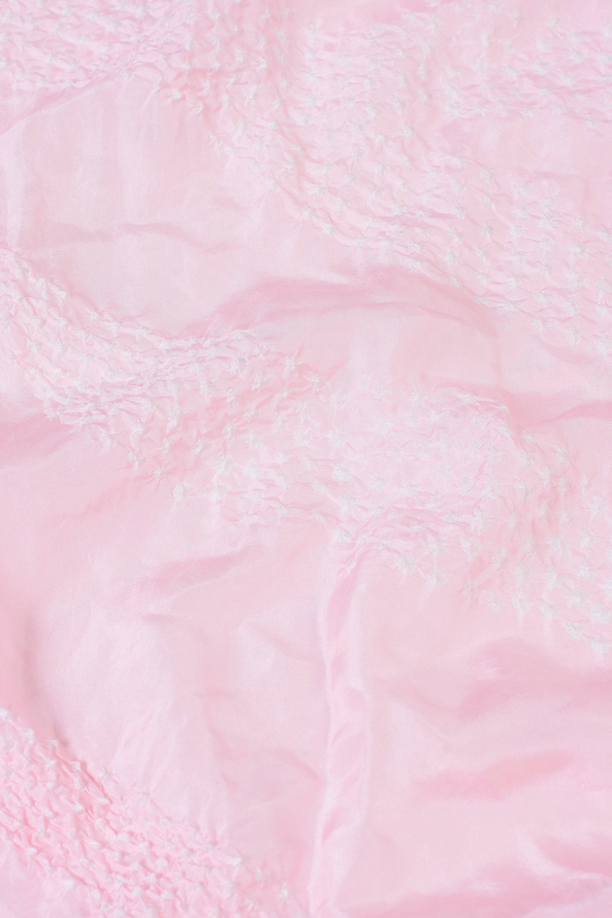 LIGHT PINK BANDHANI SILK SHAWL