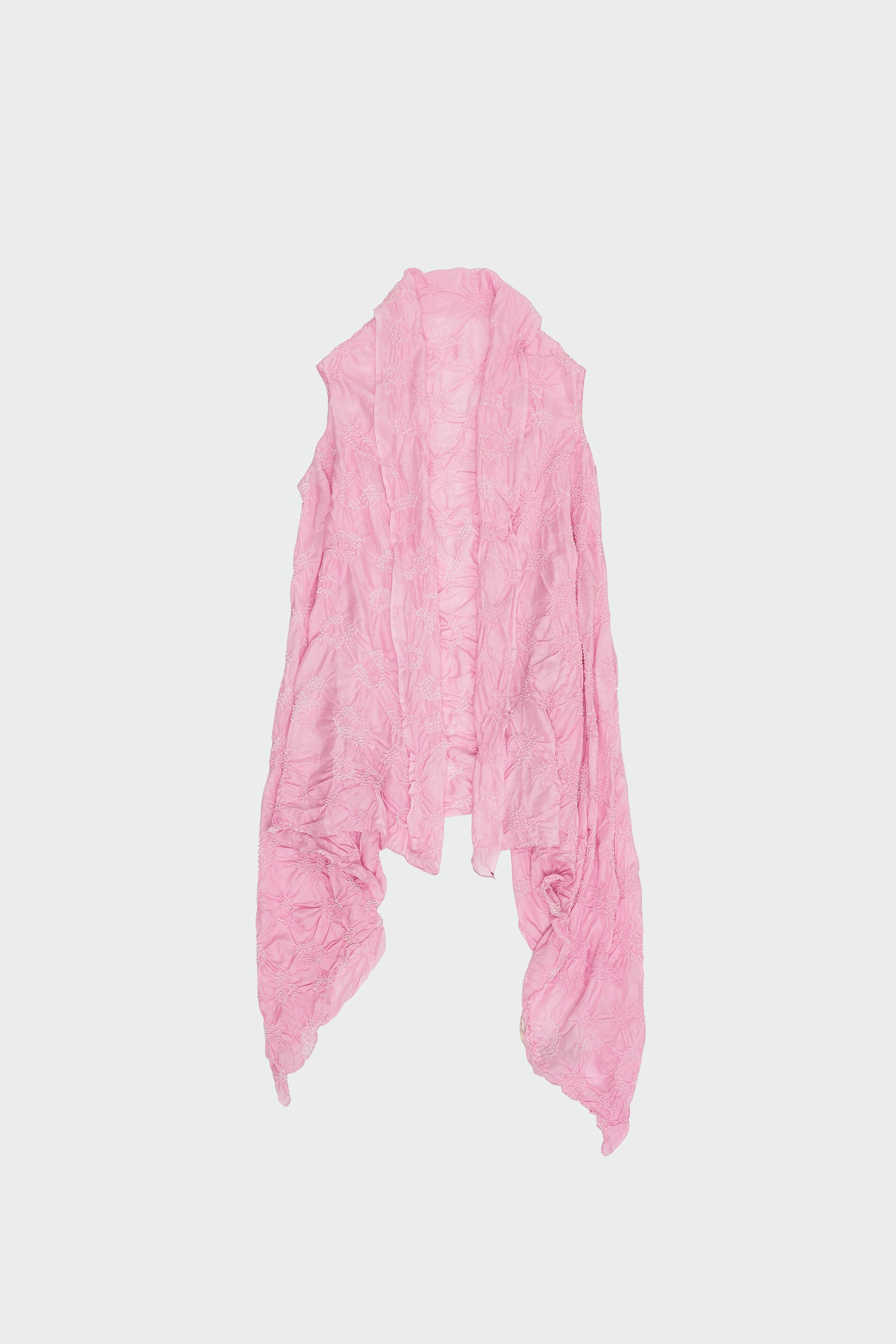 LIGHT PINK COLOUR BANDHANI SILK WOMEN'S SCARF