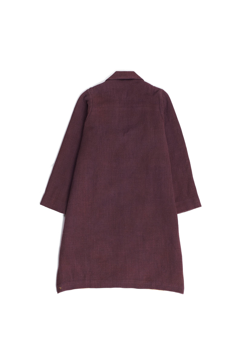 MEDIUM WINE MERINO WOOL JACKET